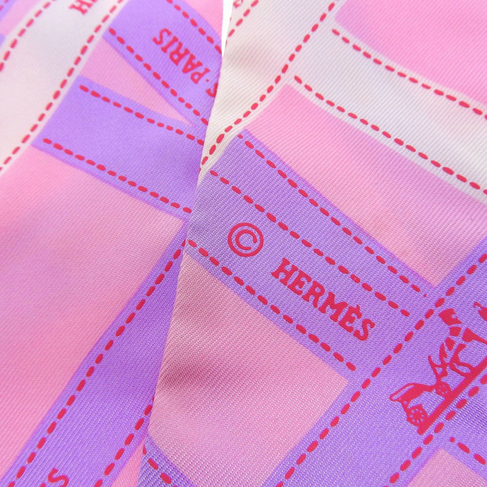 Silk Hermes Scarf - 5