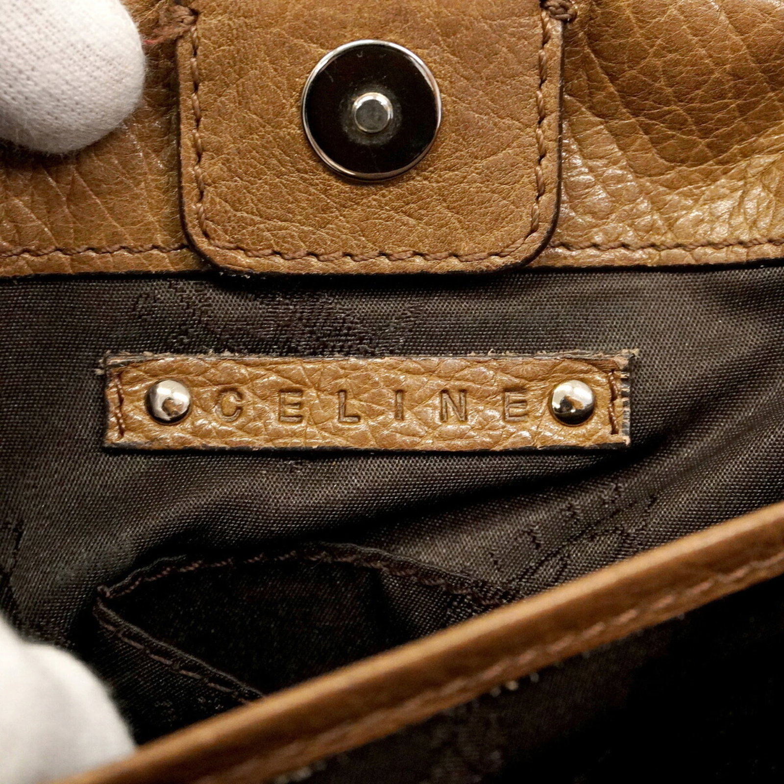 Celine Handbag Leather - 5