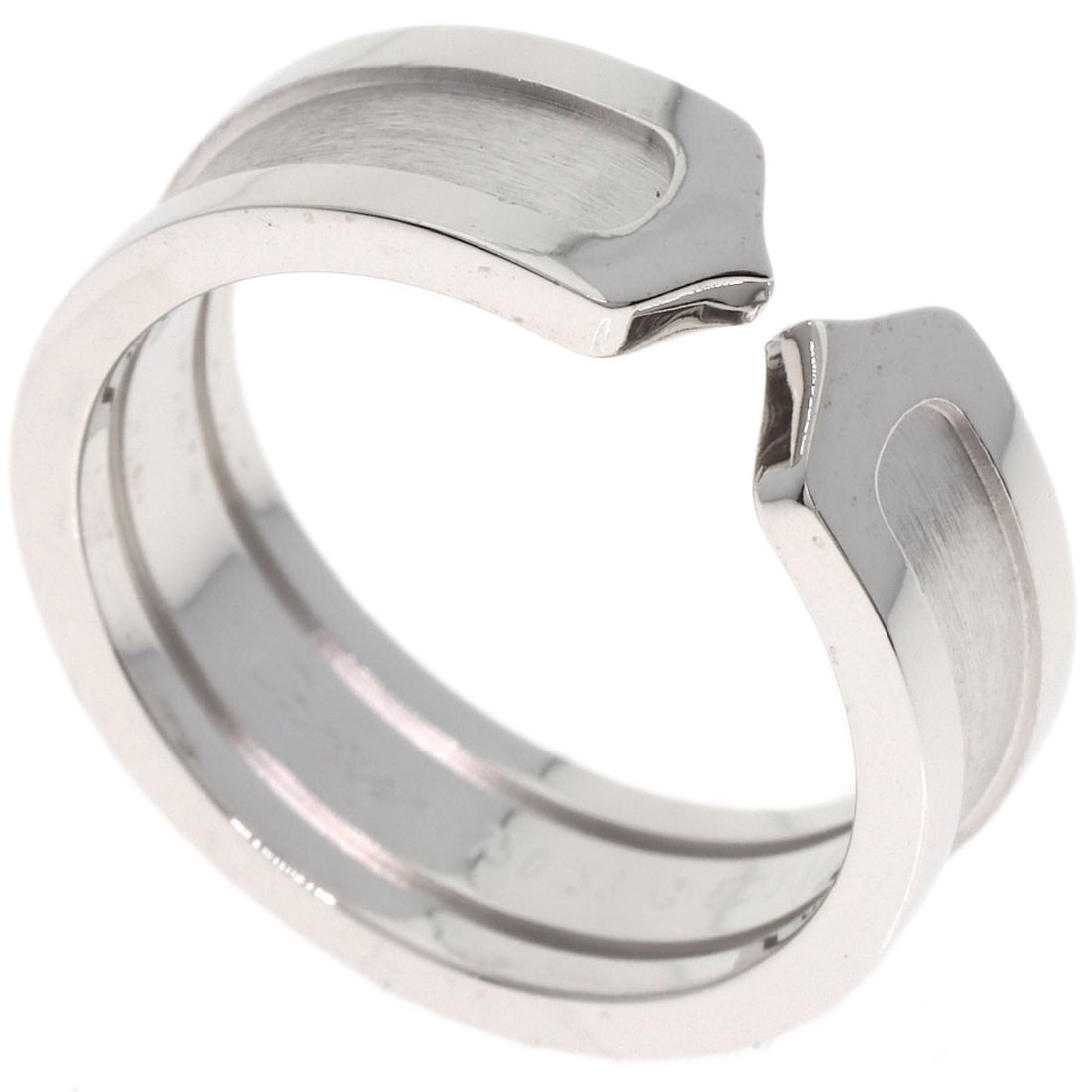 Cartier C2 Ring Sm #53 Ring K18 White Gold (1 of 10)