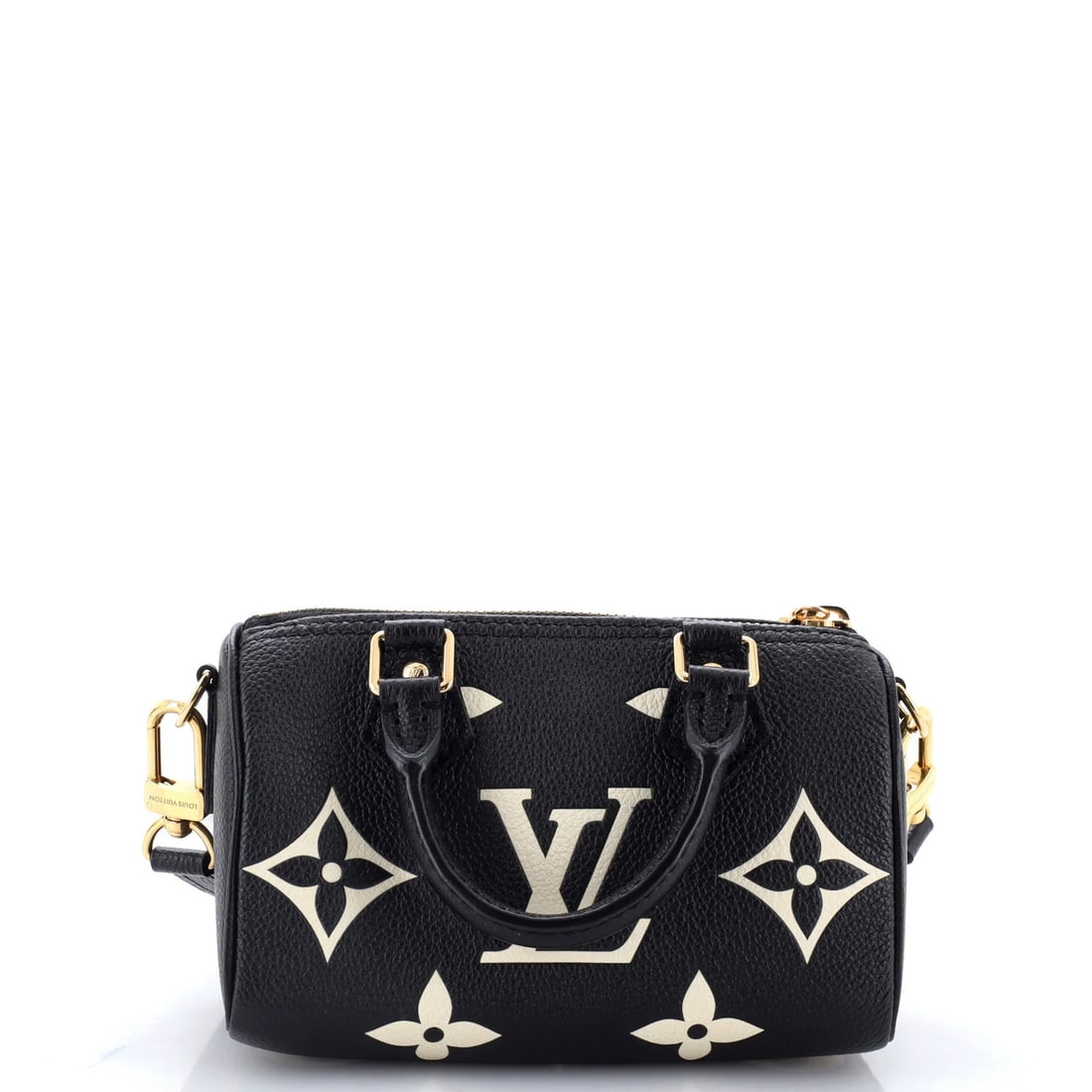 Monogram Empreinte Giant Bicolor Bag Bandouliere NM Louis Vuitton Chain Speedy: Monogram Empreinte Giant Bicolor Bag Bandouliere NM Louis Vuitton Chain Speedy Black Monogram Empreinte Giant Bicolor Chain Speedy Bag Bandouliere NM from Louis Vuitton features a durable leather