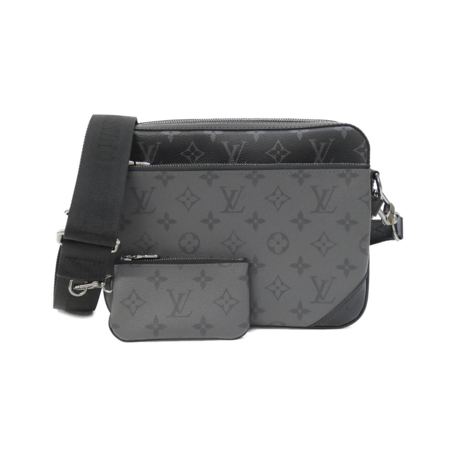 Canvas Coated Louis Vuitton Bag Shoulder: Canvas Coated Louis Vuitton Bag Shoulder Canvas Coated Louis Vuitton Bag Shoulder - A sleek and stylish shoulder bag made from coated canvas, measuring 18cm x 25cm x 5cm, featuring a timeless black