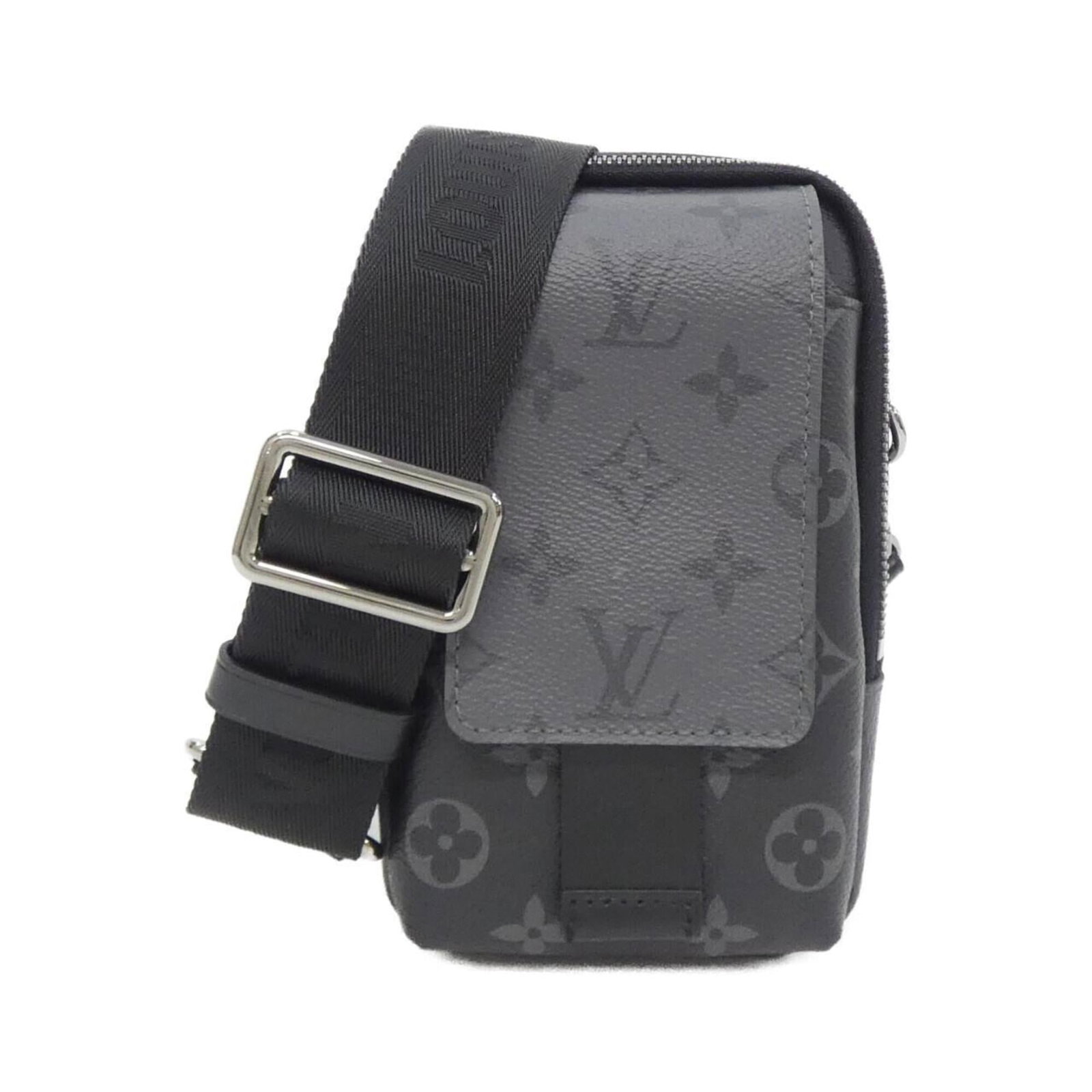 Canvas Coated Louis Vuitton Handbag Shoulder Bag: Canvas Coated Louis Vuitton Handbag Shoulder Bag Canvas Coated Louis Vuitton Handbag Shoulder Bag is a sleek and stylish accessory featuring coated canvas material and a classic Monogram Eclipse