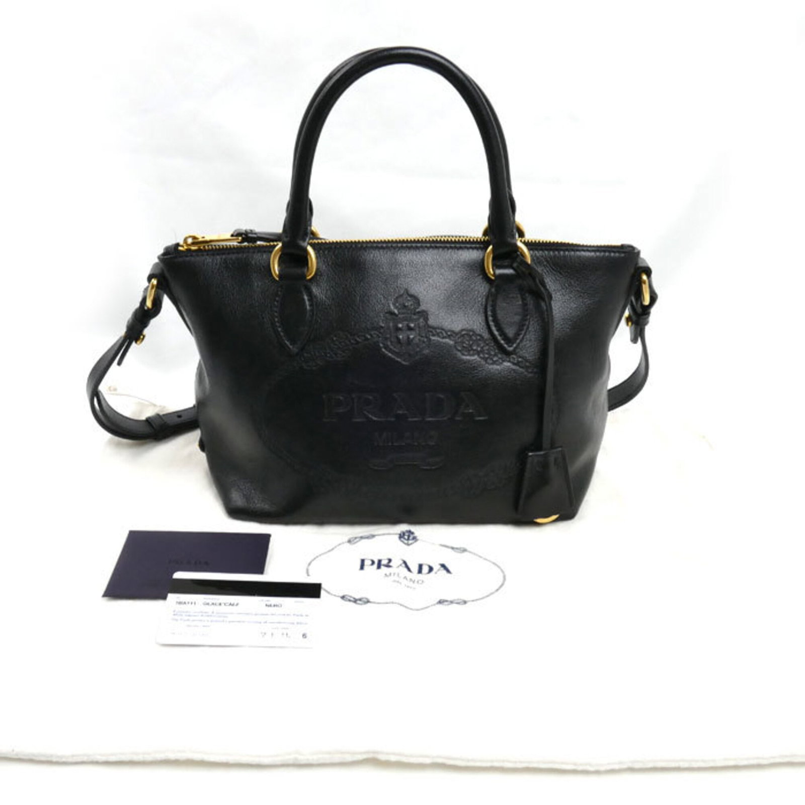 Shoulder Bag Leather Prada - 10