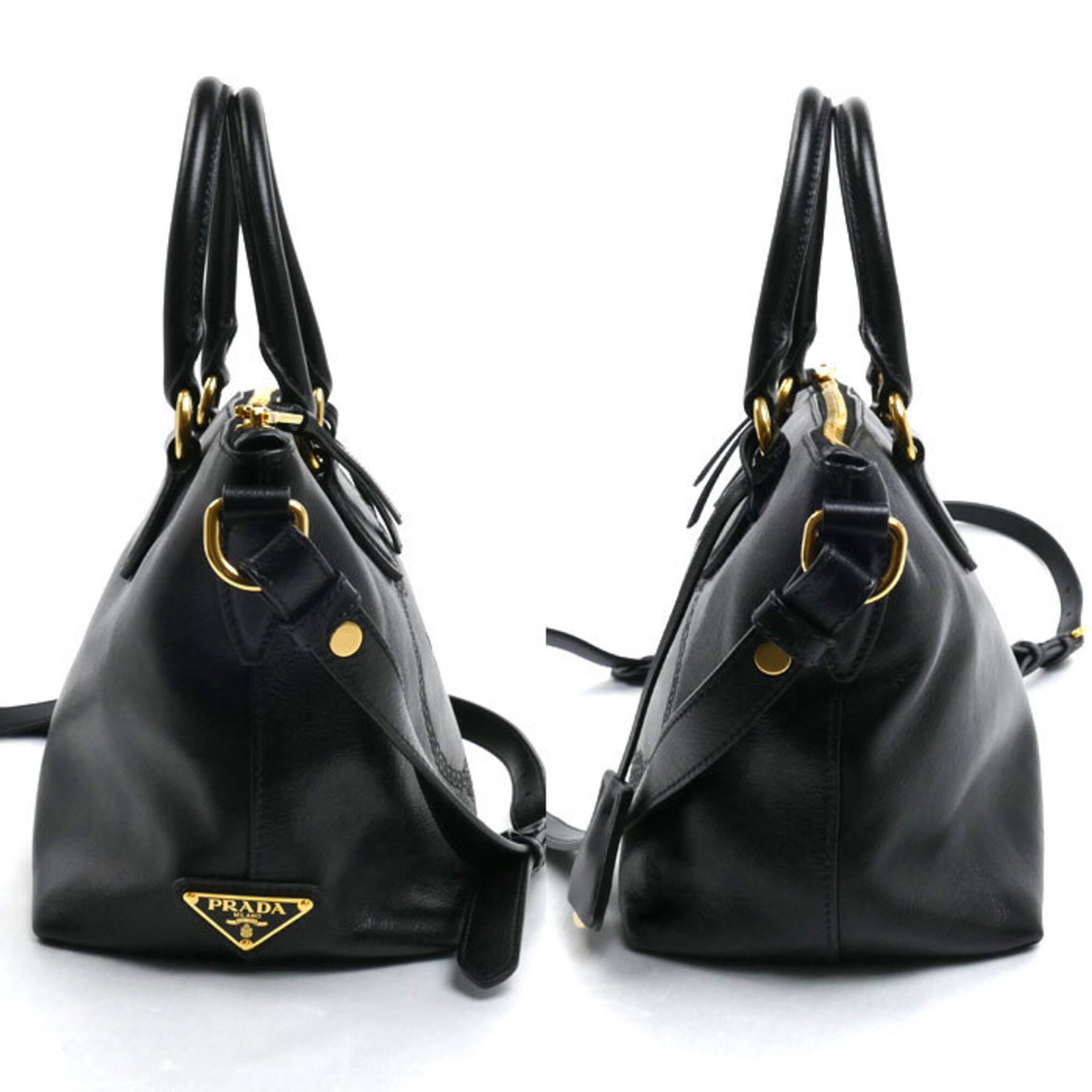 Shoulder Bag Leather Prada - 4