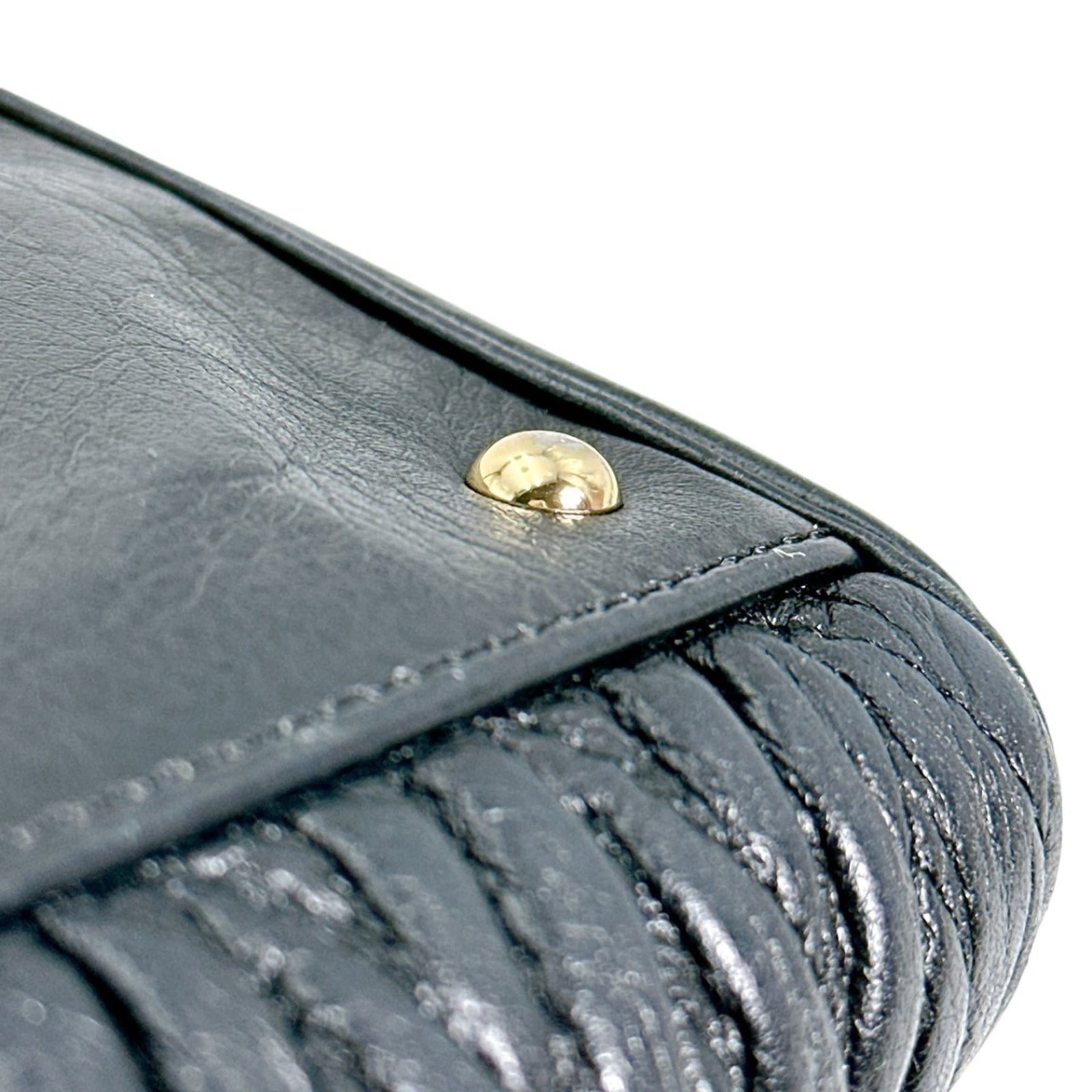 Handbag Leather Coach - 10