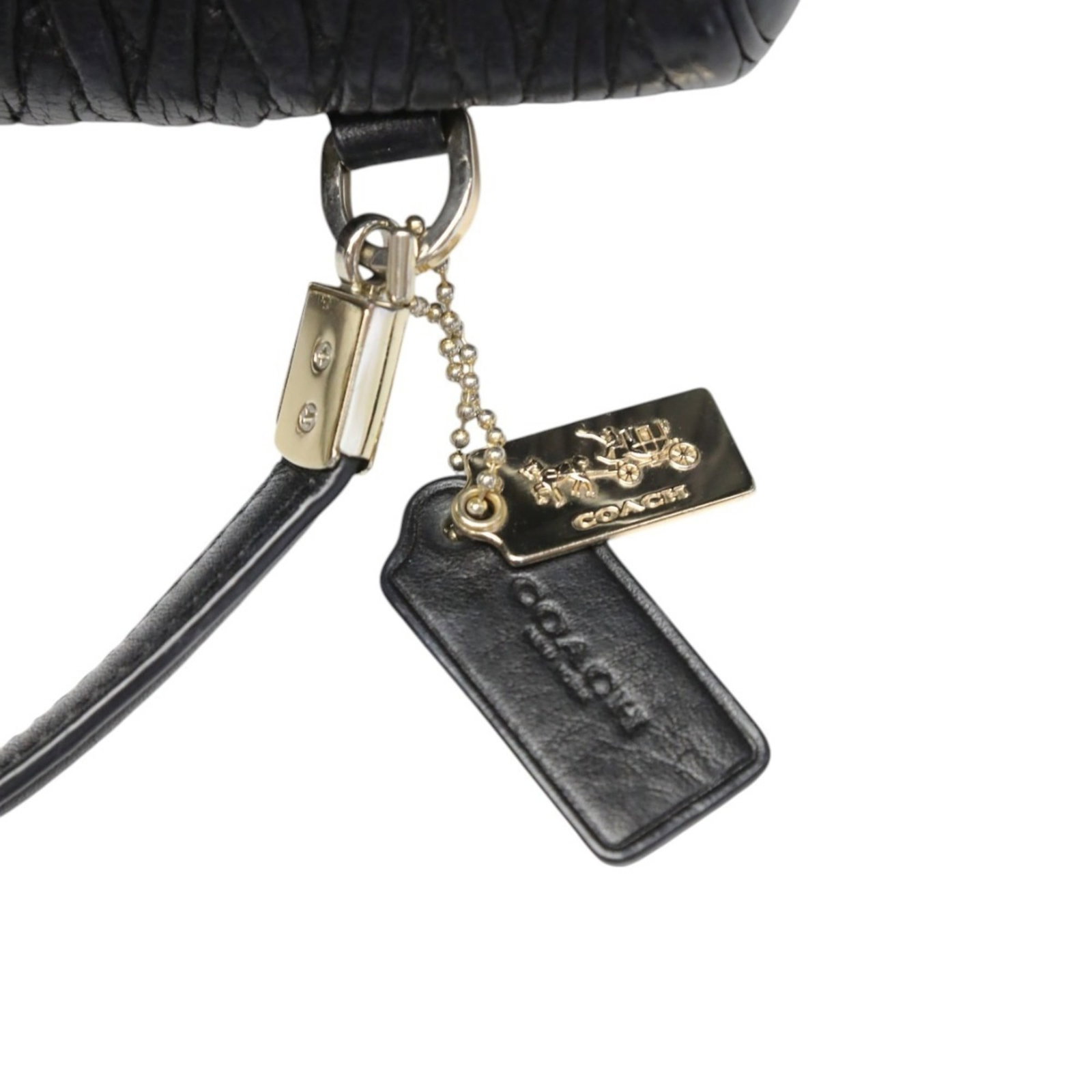 Handbag Leather Coach - 13