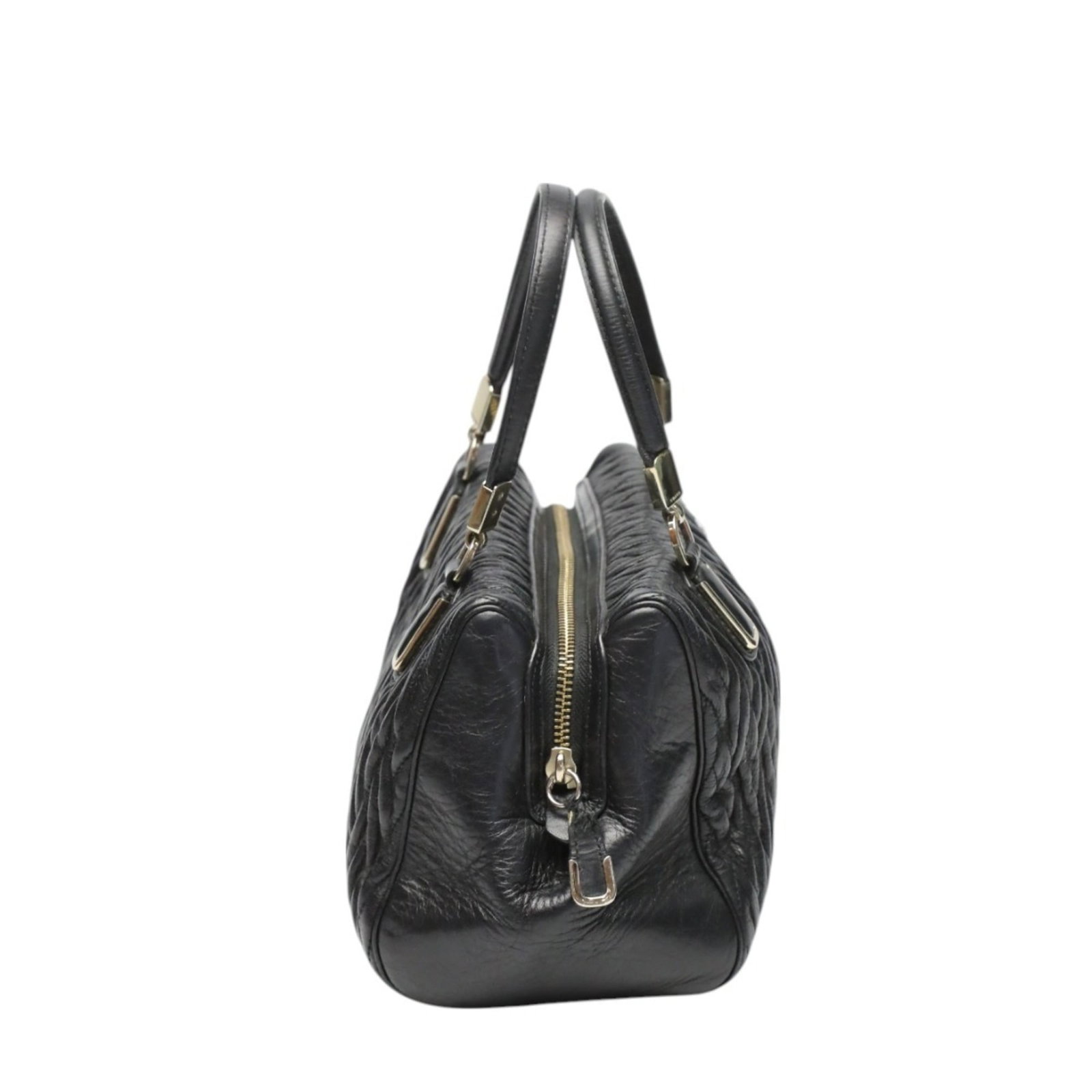 Handbag Leather Coach - 4
