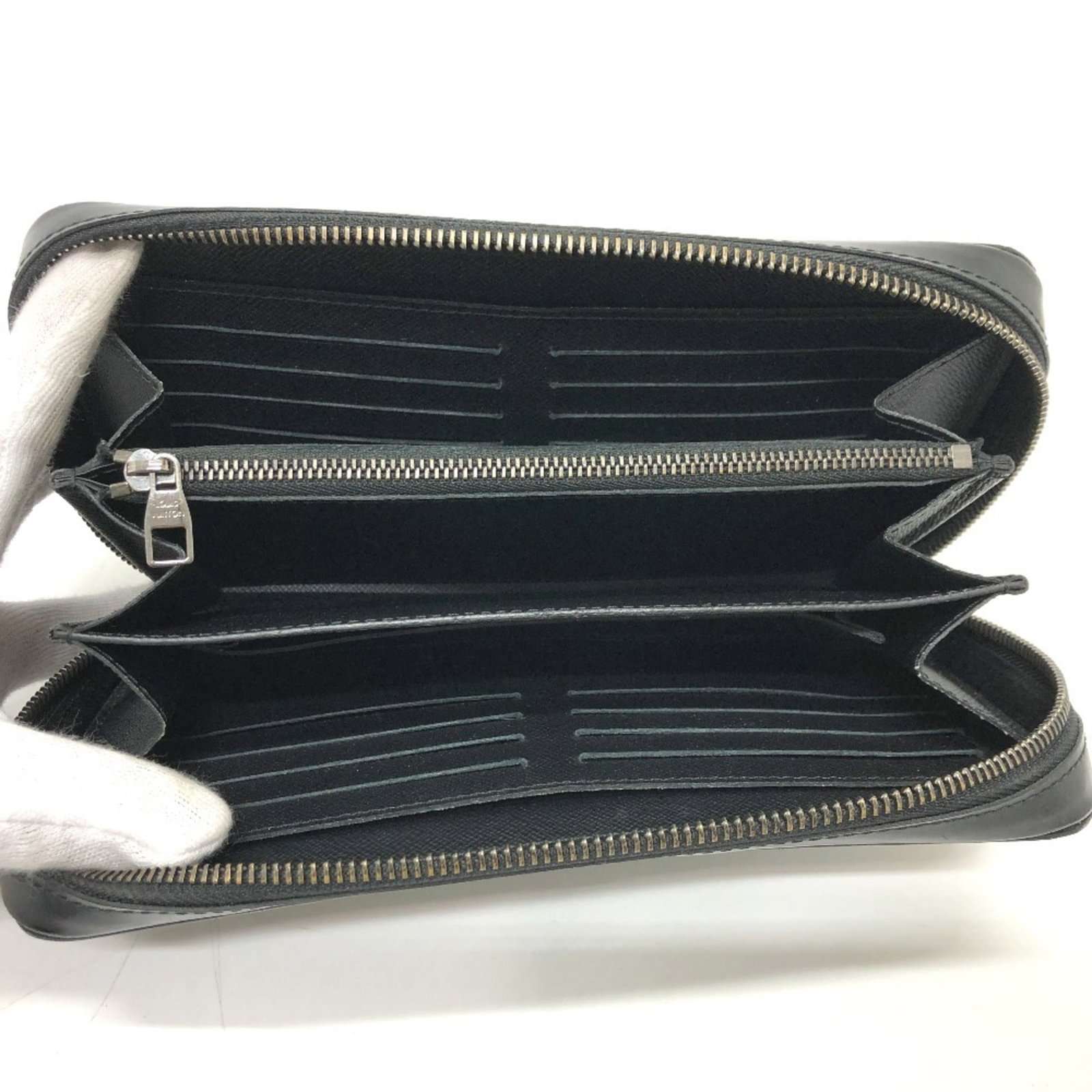 Monogram Eclipse Vuitton Bi Fold Long Wallet - 11