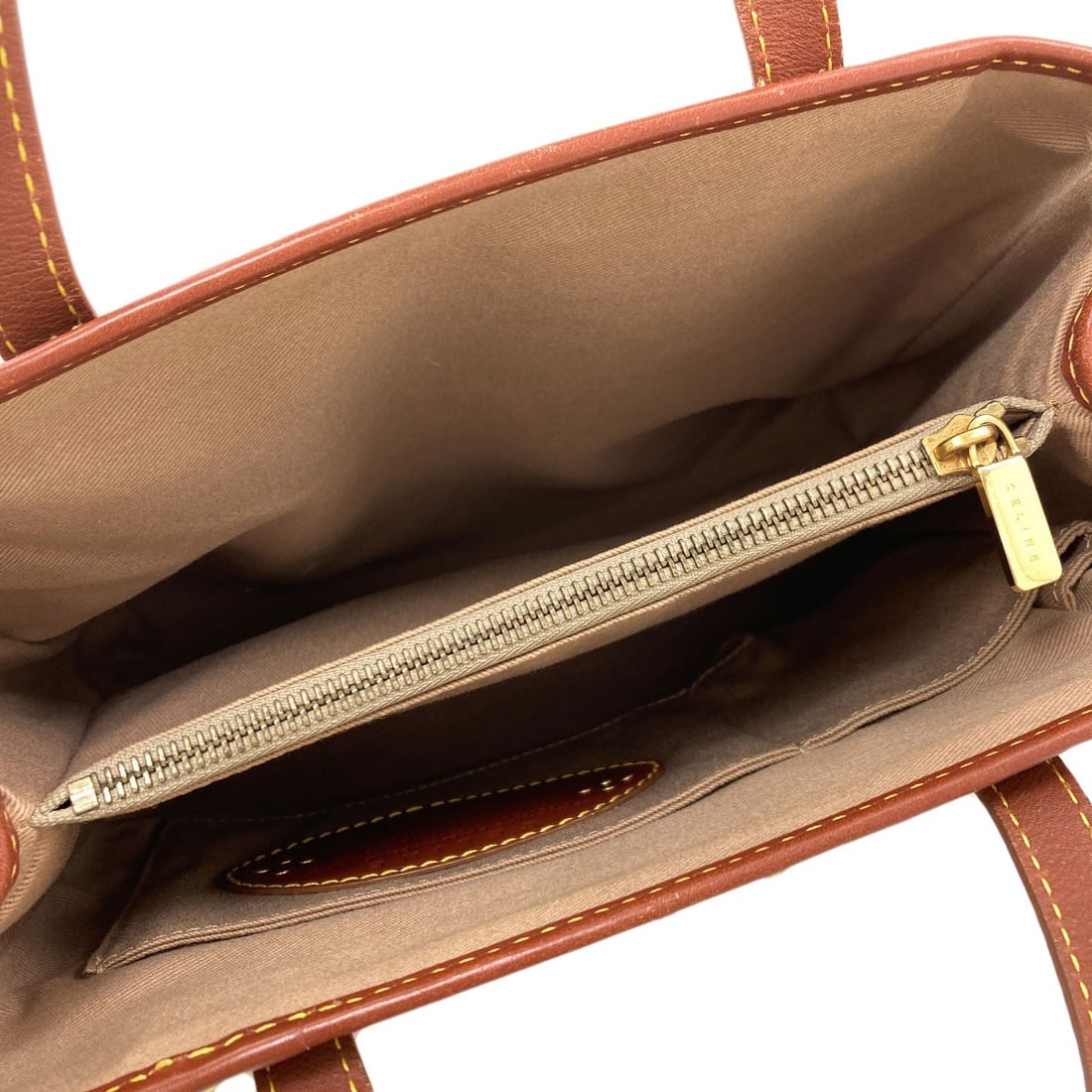 Canvas Leather Celine Macadam Handbag Pattern - 5