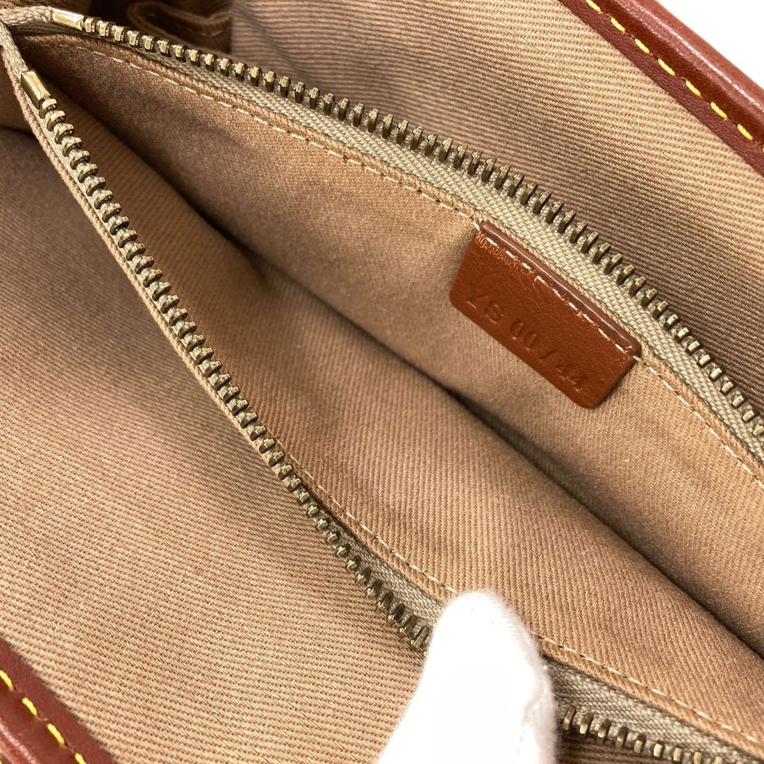 Canvas Leather Celine Macadam Handbag Pattern - 9