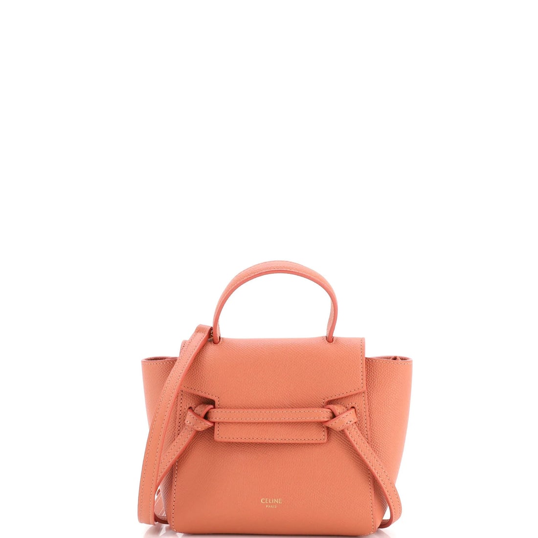 Pico Textured Leather Belt Bag Celine: Pico Textured Leather Belt Bag Celine Pink Pico Textured Leather Belt Bag from Celine, featuring a unique blend of style and functionality. With its textured leather exterior and suede interior, this 