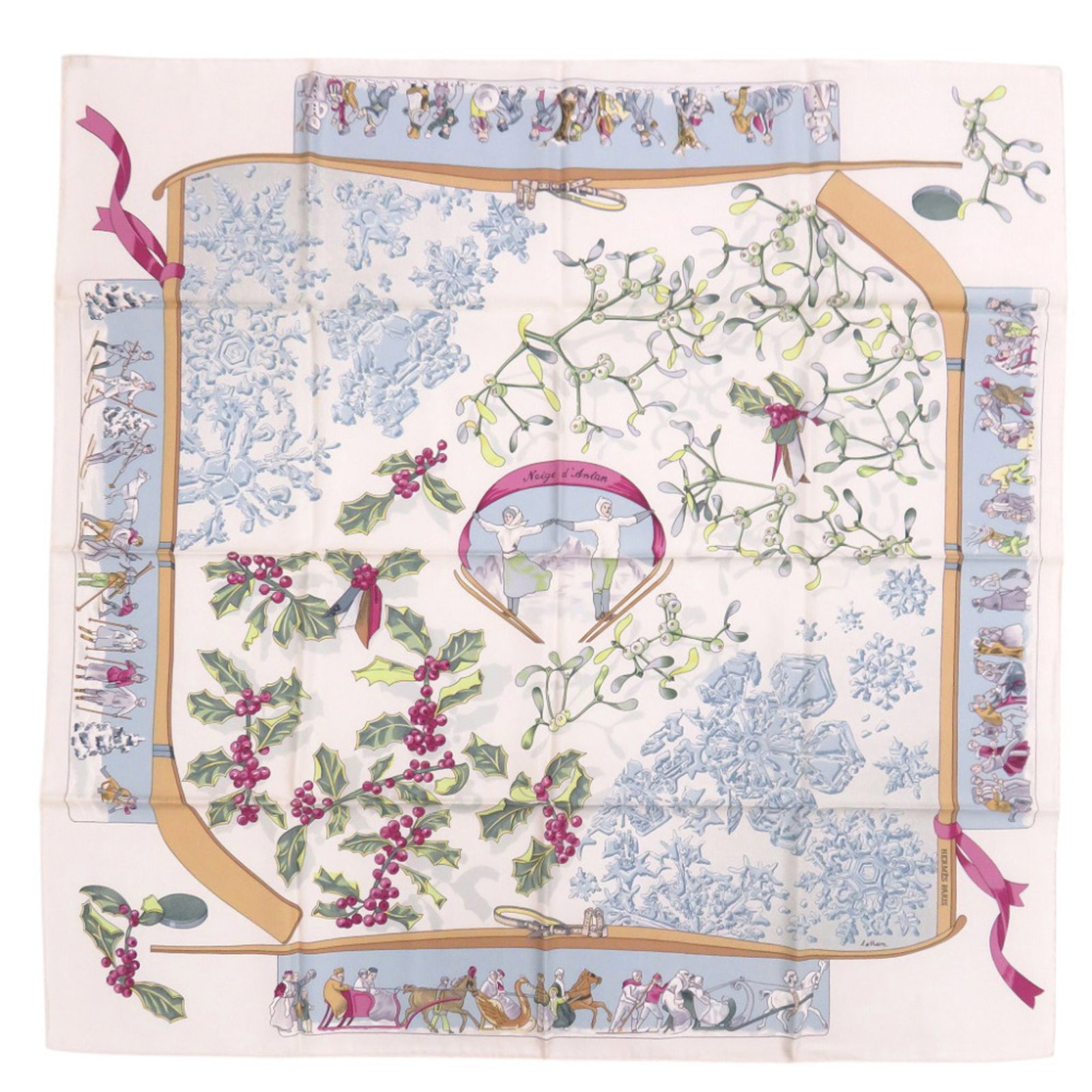 Silk Hermes Scarf - 2
