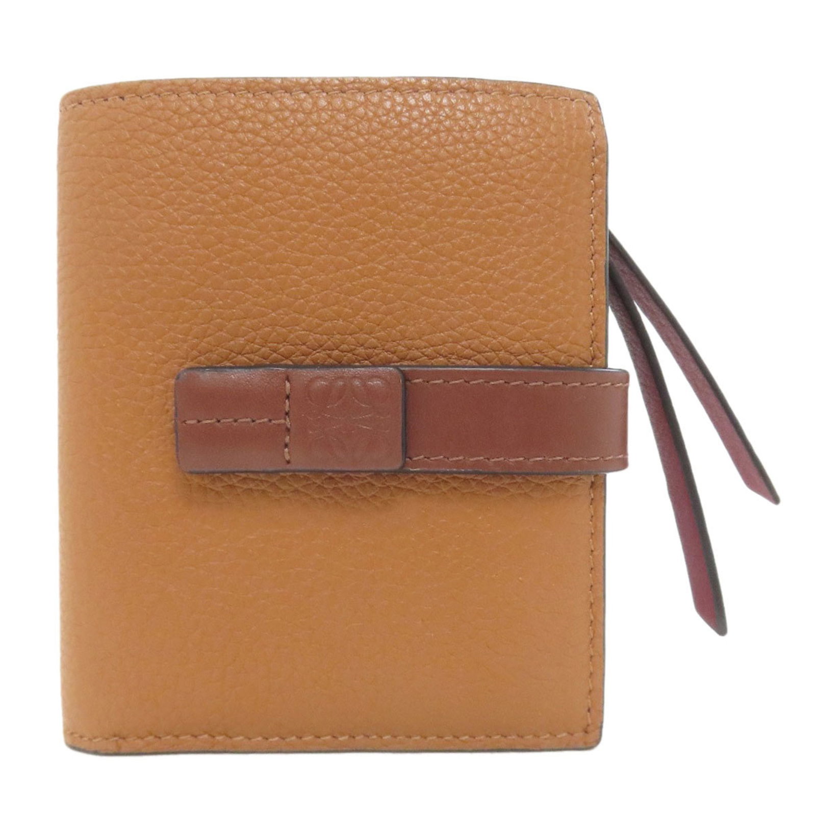 Loewe Wallet (Bi-Fold) Leather: Loewe Wallet (Bi-Fold) Leather Loewe Wallet (Bi-Fold) Leather - A sleek and sophisticated accessory, this bi-fold wallet is crafted from high-quality leather, featuring a classic design that exudes