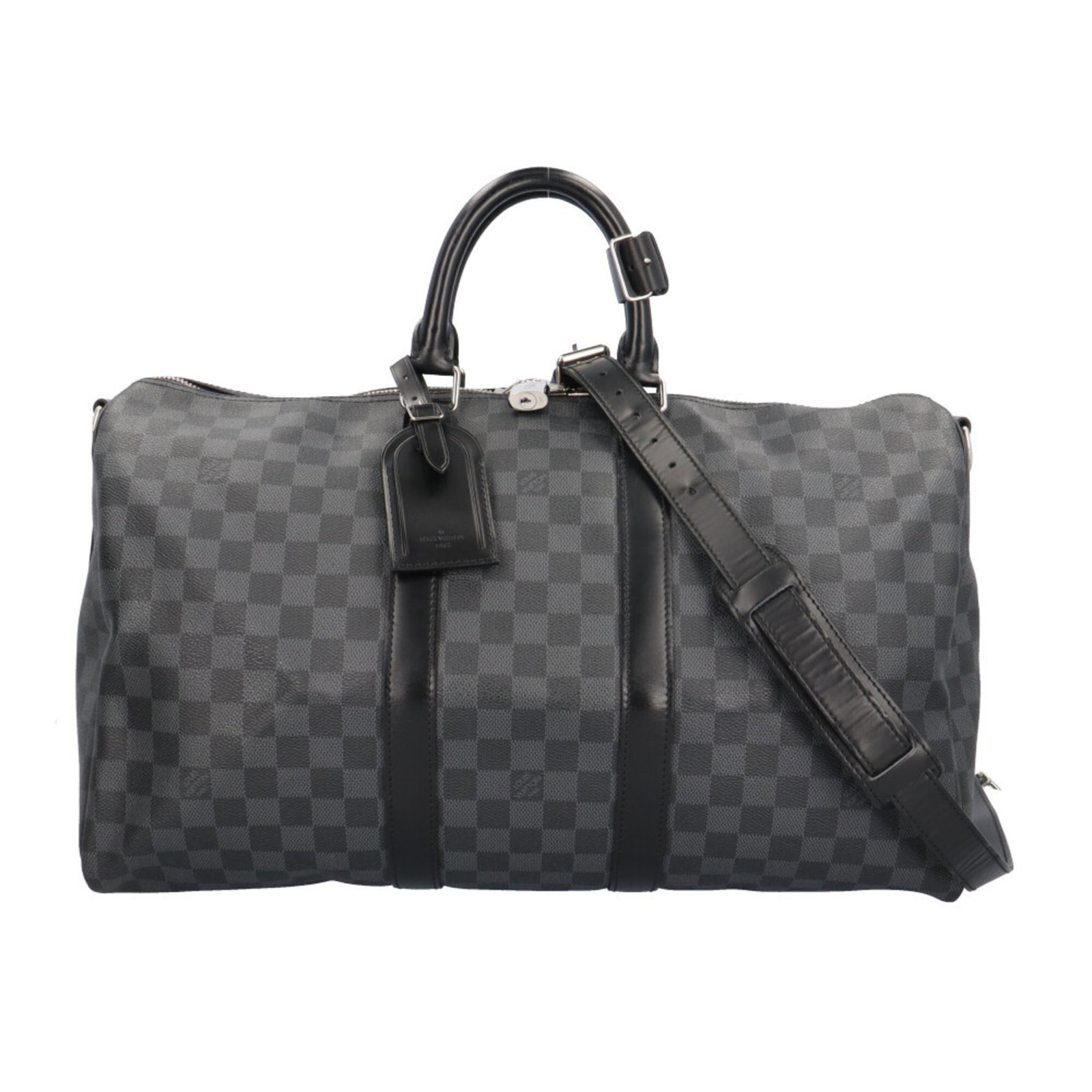 Boston Bag Damier Graphite Louis Vuitton: Boston Bag Damier Graphite Louis Vuitton Boston Bag Damier Graphite Louis Vuitton - A timeless and sophisticated accessory from the renowned French luxury brand. This black and gray Damier Graphite