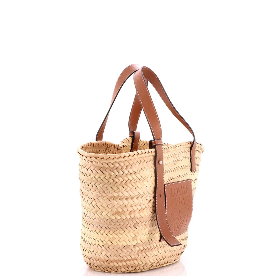 Raffia Medium Loewe Basket Tote - 2