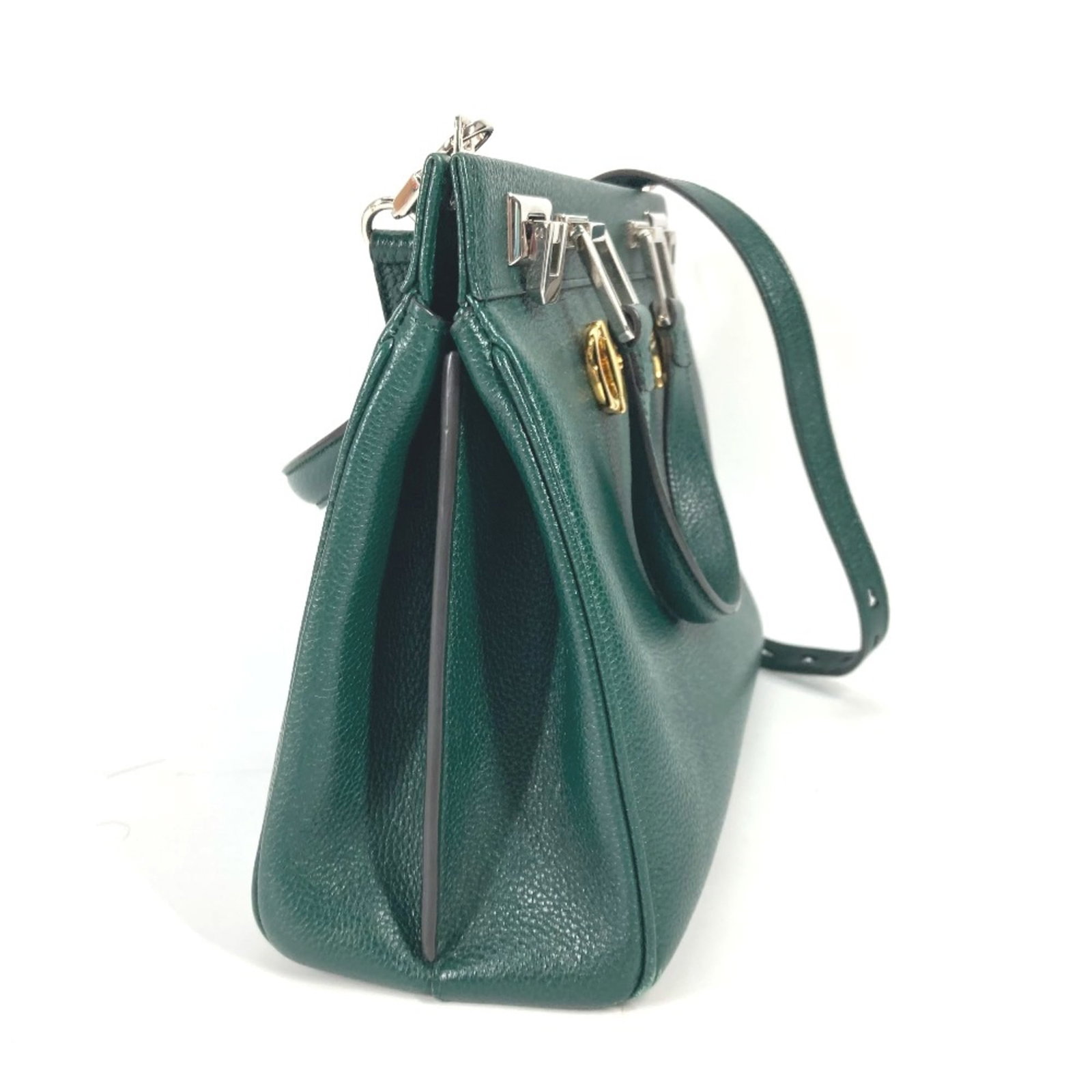 Handbag Leather Gucci - 3