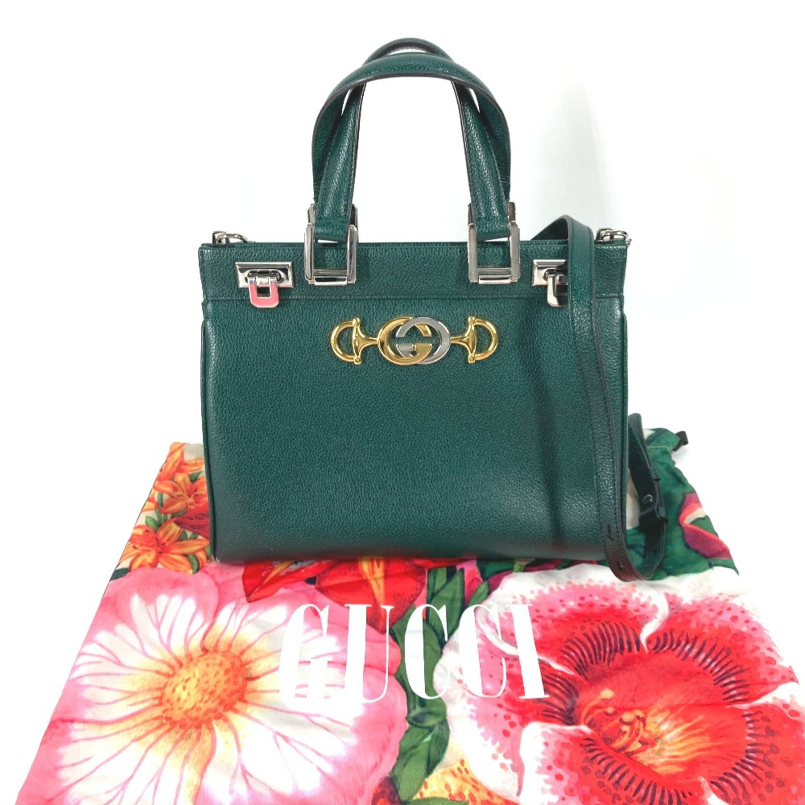 Handbag Leather Gucci - 5