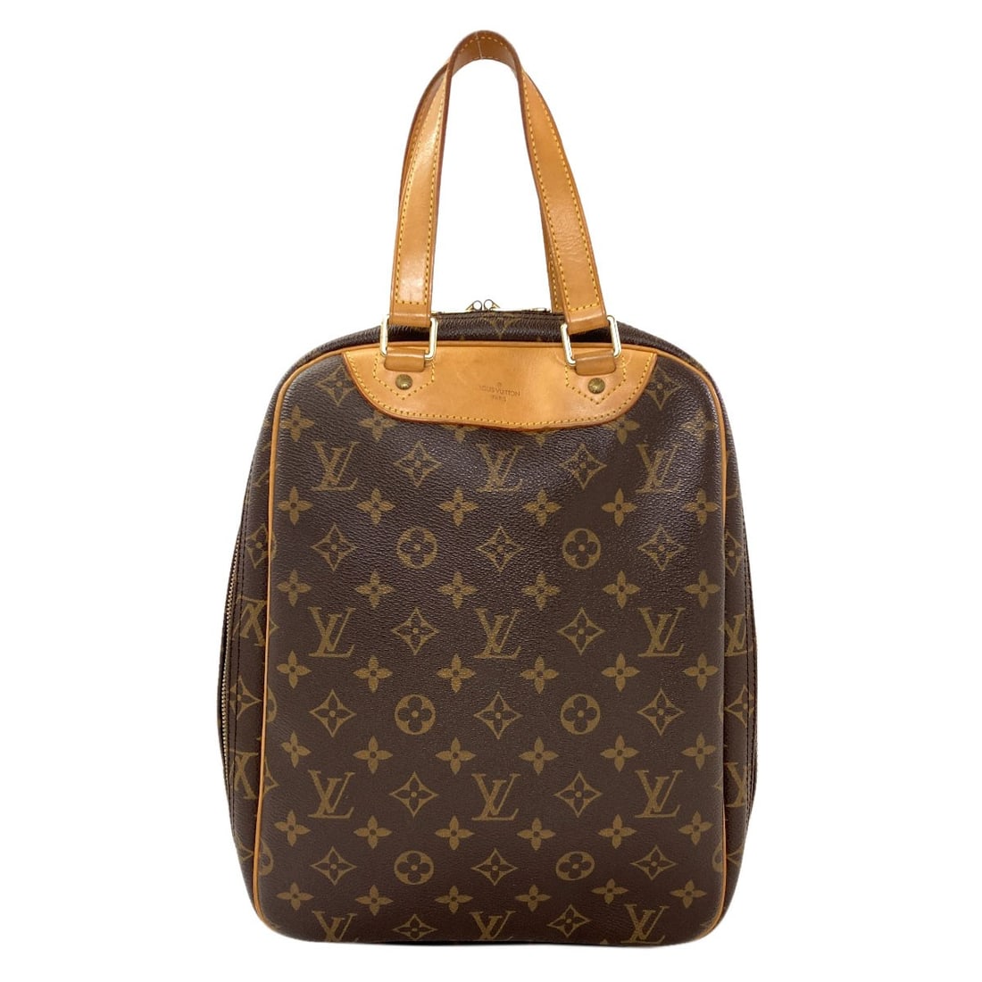 Louis Vuitton M41450 Monogram Canvas Excursion Handbag: Louis Vuitton M41450 Monogram Canvas Excursion Handbag Brown Monogram Canvas Excursion Handbag from LOUIS VUITTON. This handbag features the iconic monogram canvas exterior in brown, a classic and