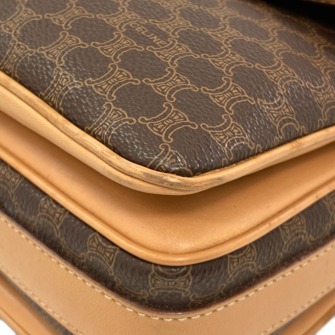 Macadam Pattern Celine Pvc Bag Shoulder - 16