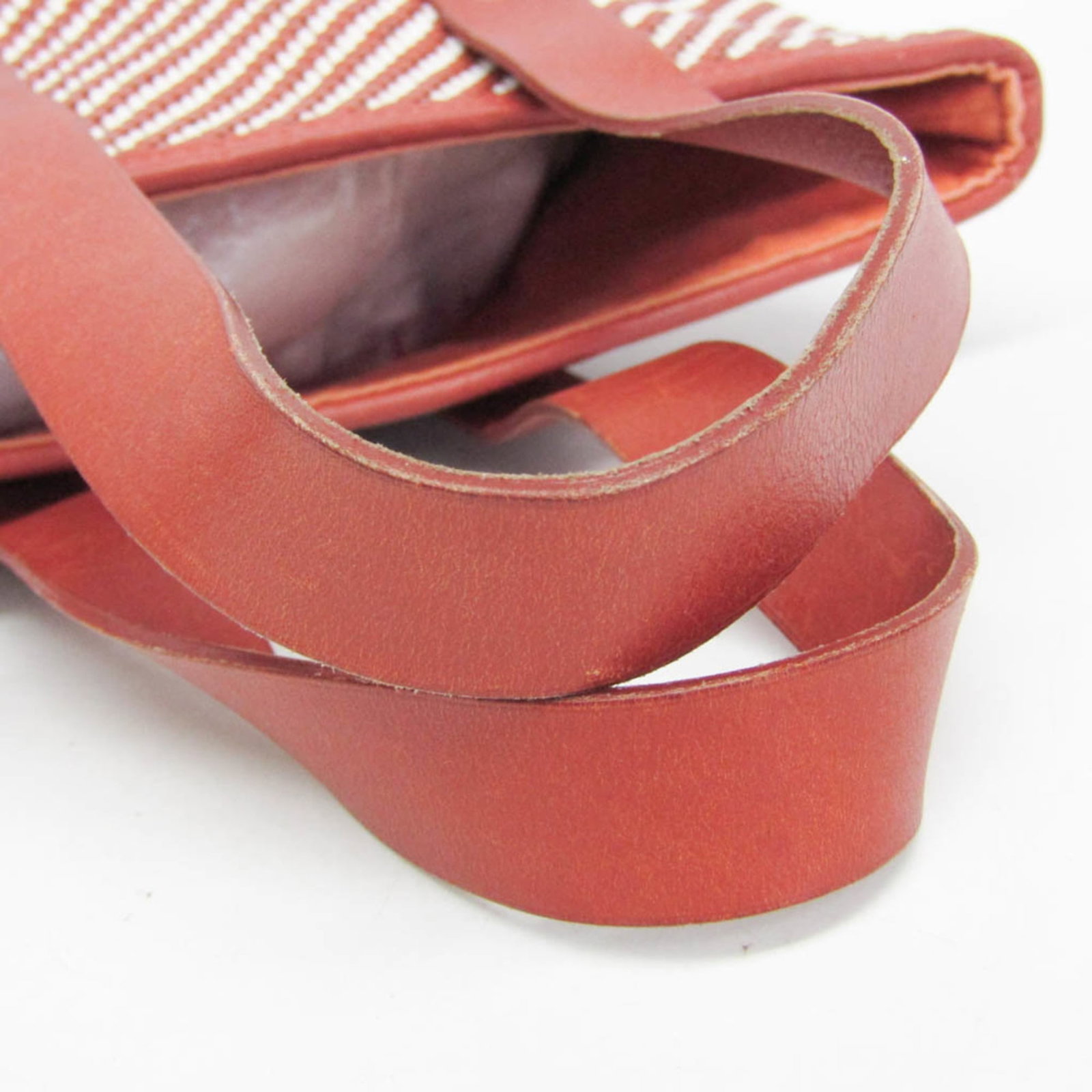 Hermes Tote Bag Leather Polyester - 11