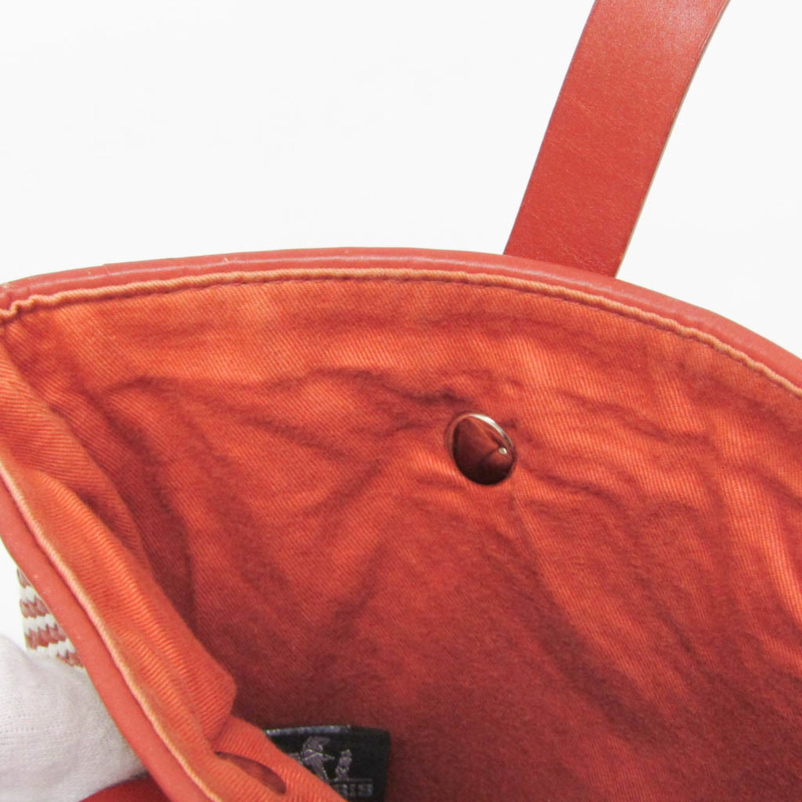 Hermes Tote Bag Leather Polyester - 14