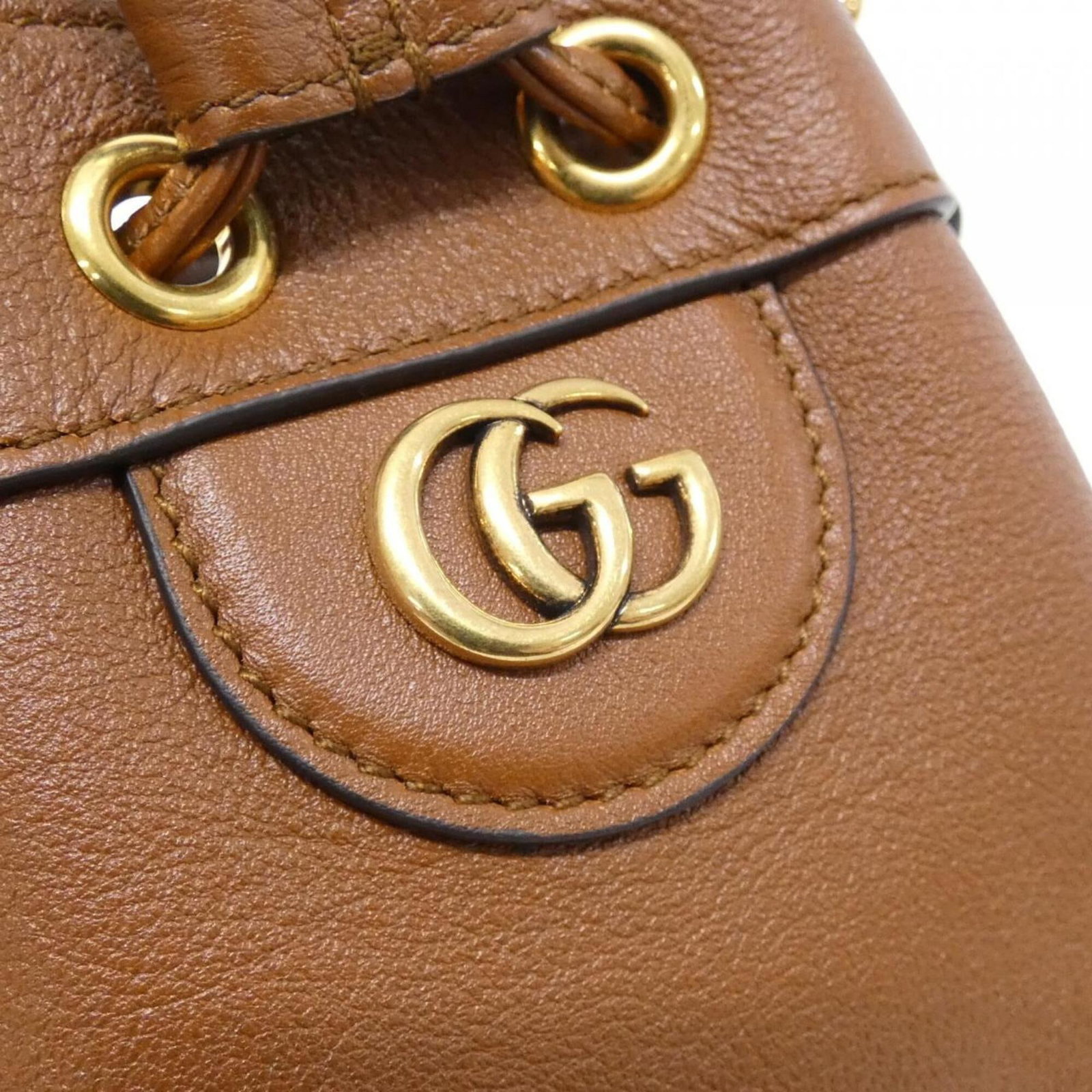 Handbag Leather Gucci - 4