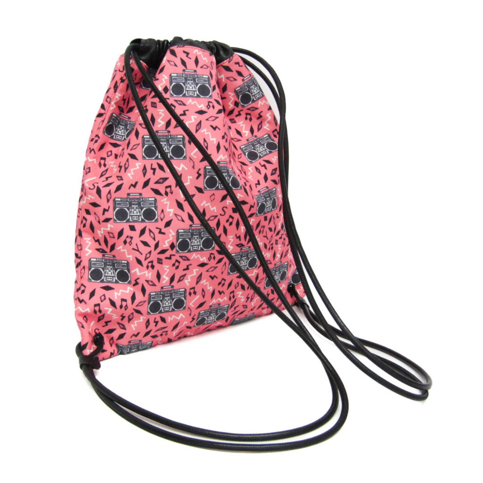 Laurent Leather Backpack Canvas - 2
