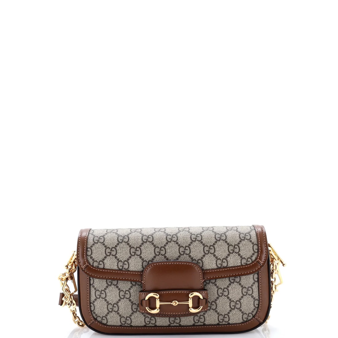 Gucci Horsebit 1955 Shoulder Bag GG Coated Canvas with Leather East West: Gucci Horsebit 1955 Shoulder Bag GG Coated Canvas with Leather East West The Gucci Horsebit 1955 Shoulder Bag GG Coated Canvas with Leather East West boasts a timeless design, featuring a classic cros