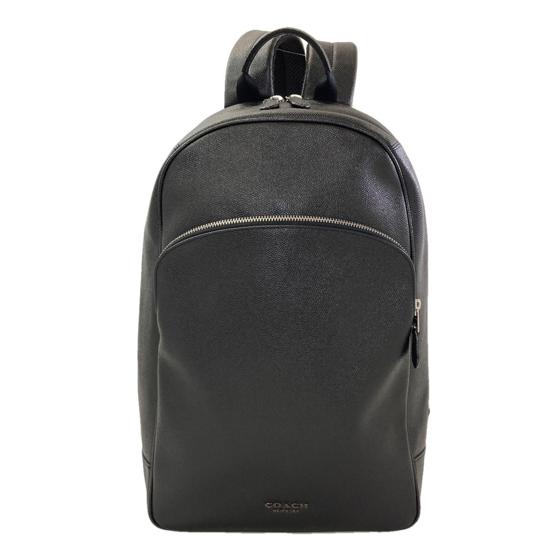 Logo F72512 Coach Backpack Daypack Pvc: Logo F72512 Coach Backpack Daypack Pvc Black PVC Coach Backpack Daypack with a sleek design, featuring a signature logo on the exterior. This A* Daypack is made with durable PVC material and boasts a 