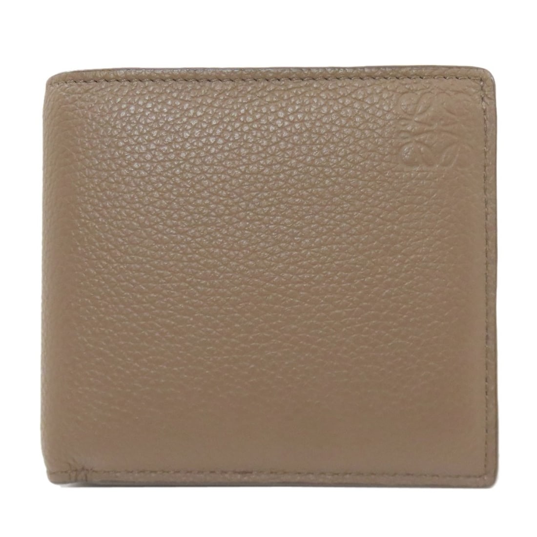Bifold Wallet With Coin Pocket Leather Anagram Loewe: Bifold Wallet With Coin Pocket Leather Anagram Loewe Bifold Wallet with Coin Pocket in Brown Leather. This LOEWE bifold wallet features a classic design with a coin pocket, crafted from high-quality b
