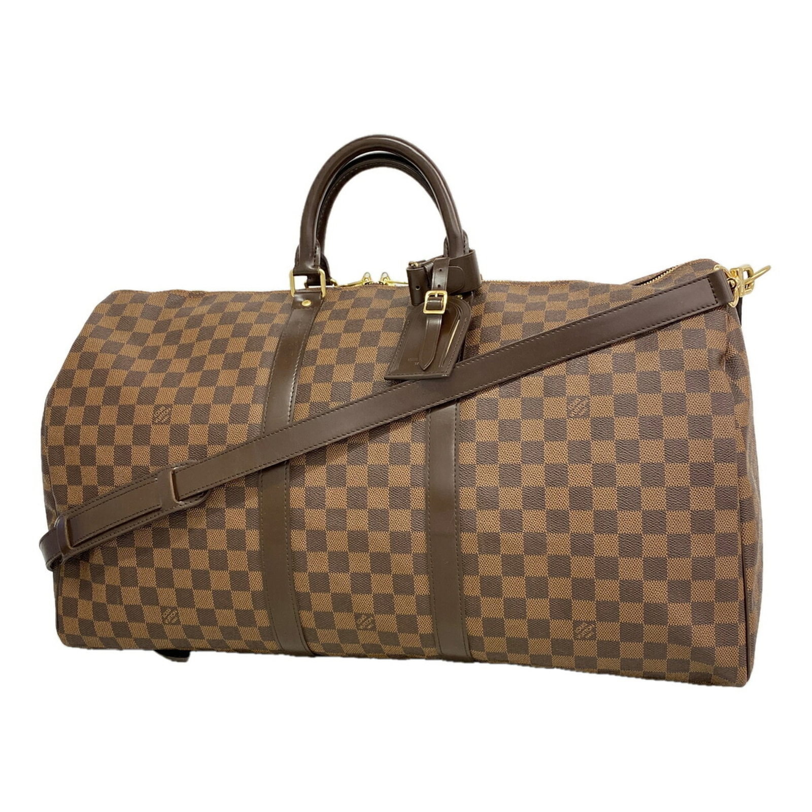 Boston Bag By Louis Vuitton: Boston Bag By Louis Vuitton Boston Bag By Louis Vuitton - A Classic Design. The Louis Vuitton Boston bag boasts a timeless Ebene color, perfectly complemented by its spacious 32.5cm x 56cm x 25cm