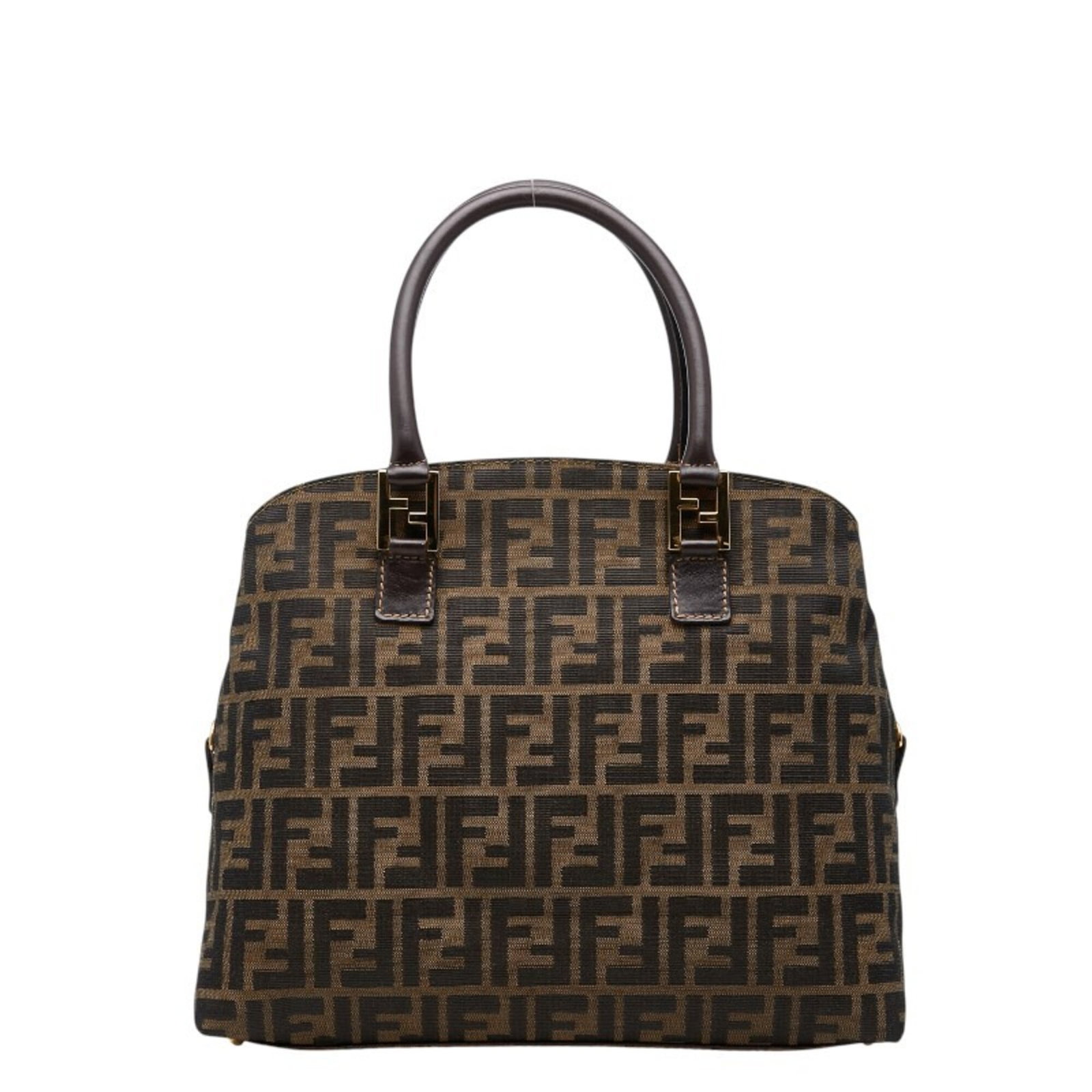 Handbag Canvas By Fendi: Handbag Canvas By Fendi Canvas by Fendi is a women's handbag made from canvas material in beige and black colors, measuring 27cm x 31cm x 13cm. The bag's canvas material and classic design make it a