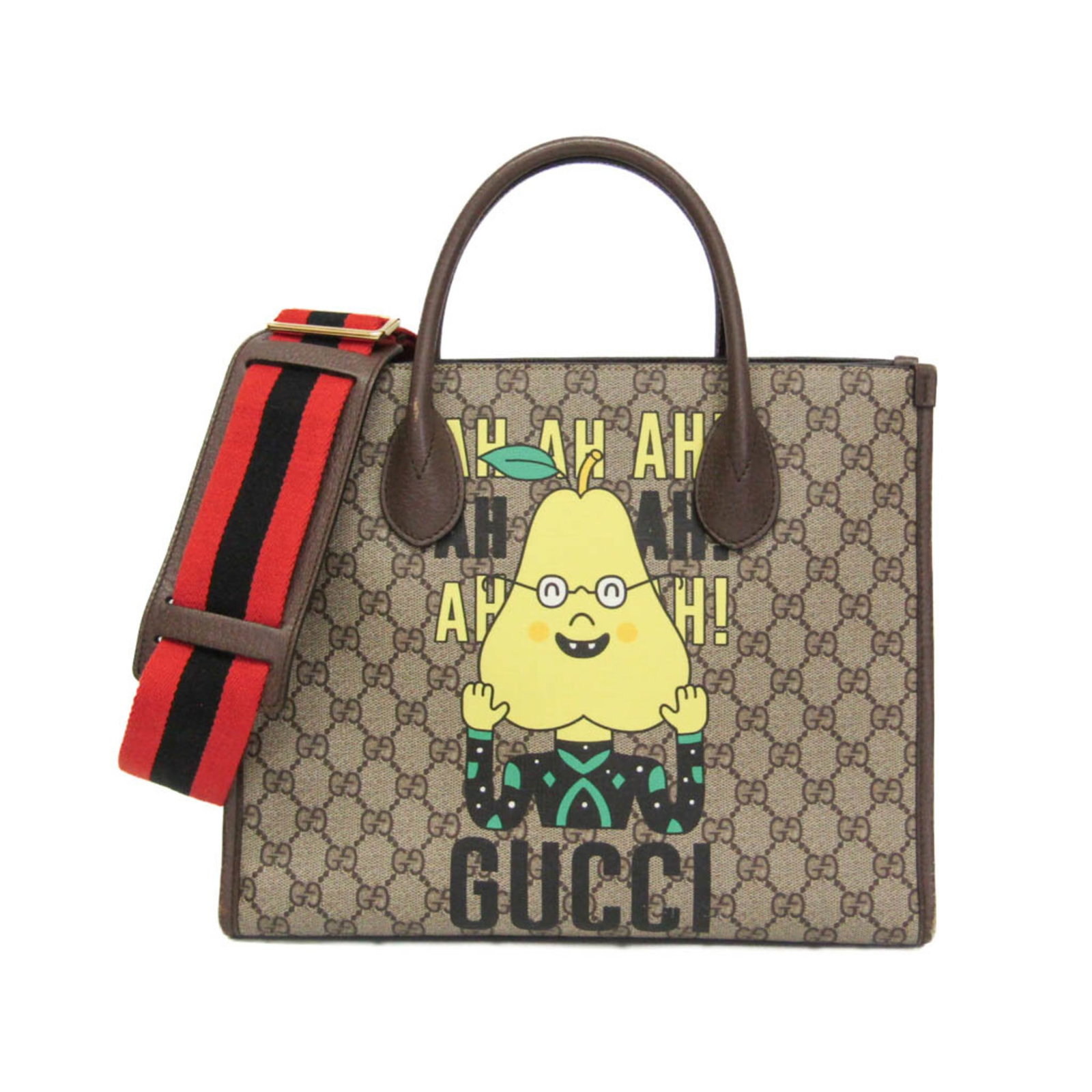 Gucci Shoulder Bag Tote Bag Gg Supreme: Gucci Shoulder Bag Tote Bag Gg Supreme Gucci's GG Supreme shoulder bag tote bag boasts a classic design with a timeless brown color. The bag features a hook closure, a zipper pocket, and adjustable st