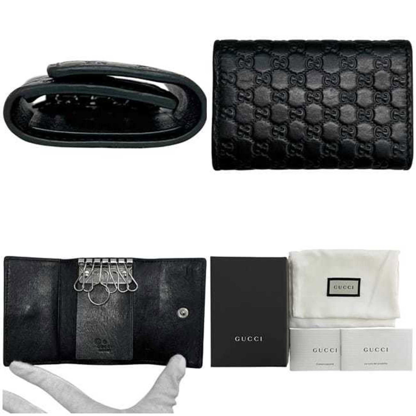 Keycase Leather Gucci - 3
