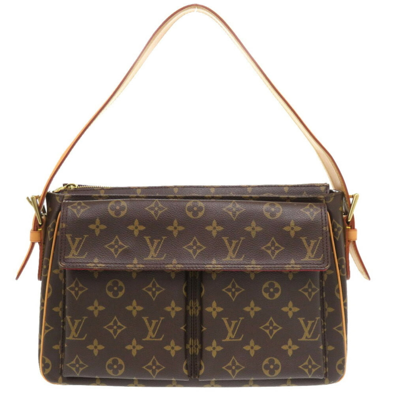 Shoulder Bag Monogram Louis Vuitton: Shoulder Bag Monogram Louis Vuitton Brown Monogram Louis Vuitton Shoulder Bag. Made from high-quality materials, this bag features the iconic Louis Vuitton monogram pattern in a rich brown color.