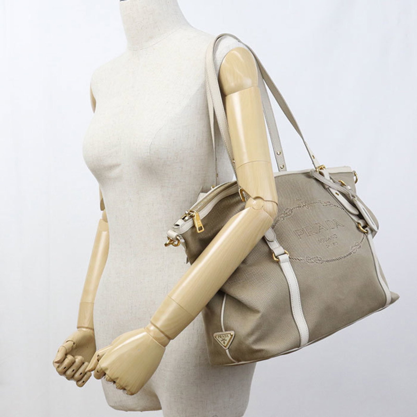 Canvas Prada Tote - 10