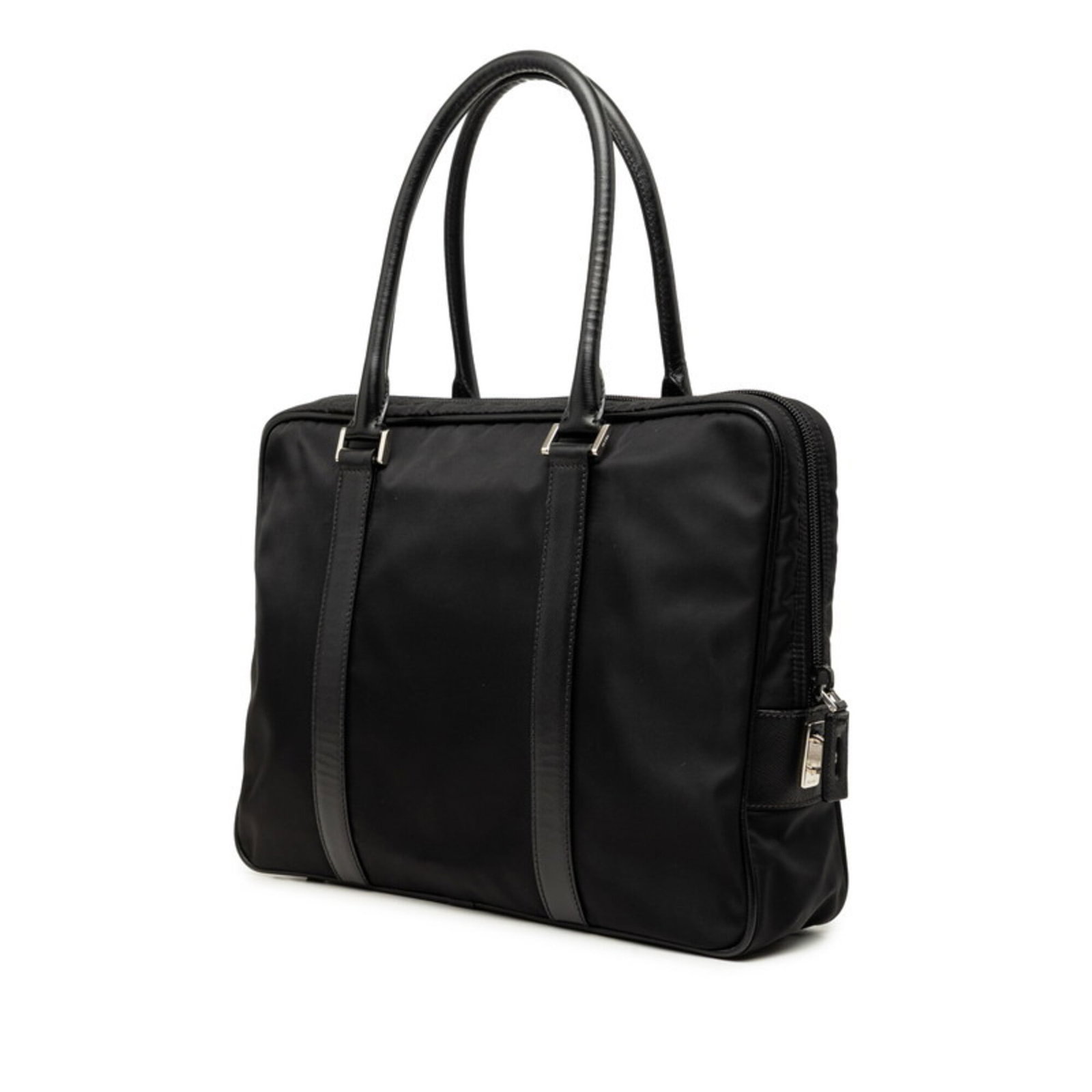 Prada Briefcase Nylon Leather - 2