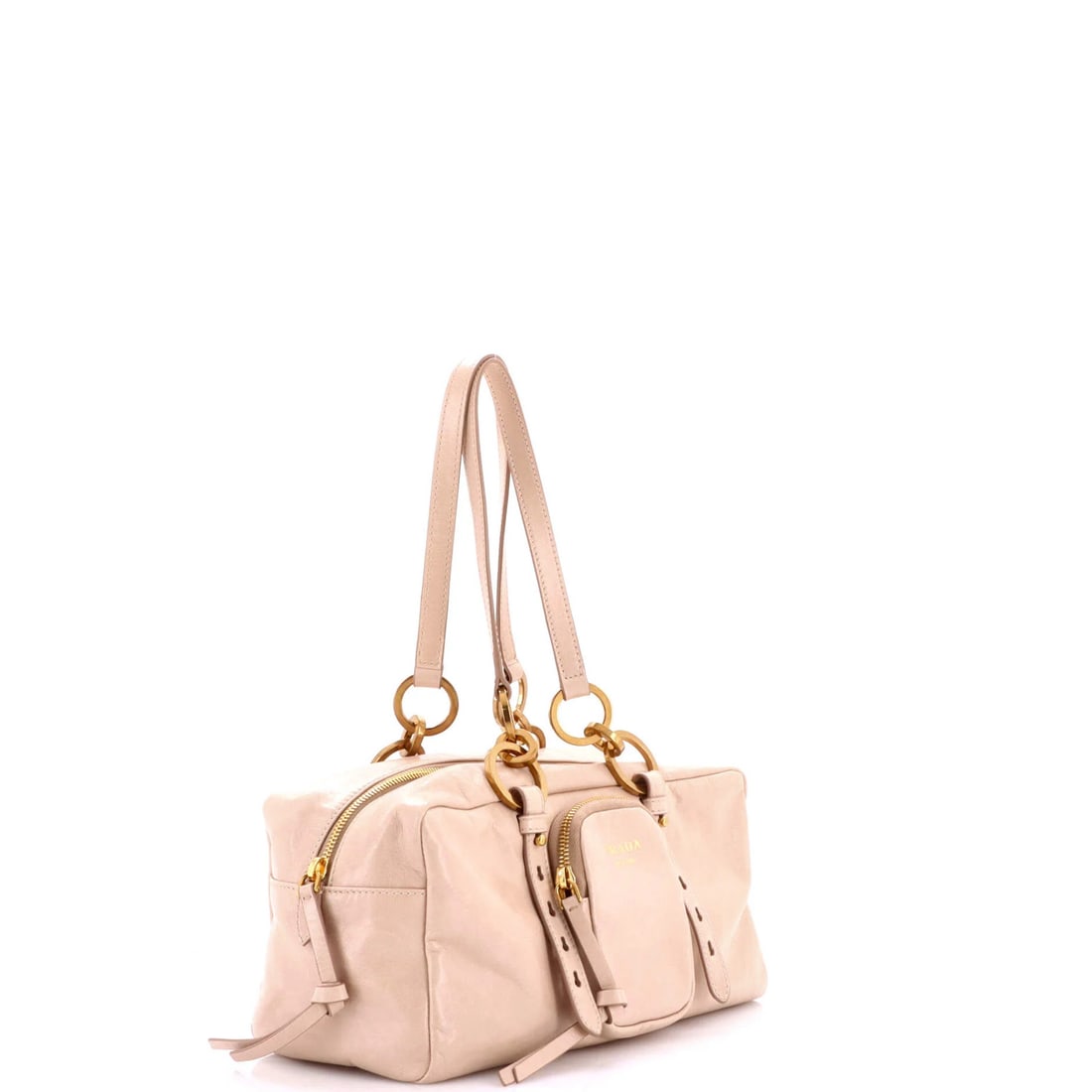 Prada Dangle Top Handle Bag Leather Medium - 2