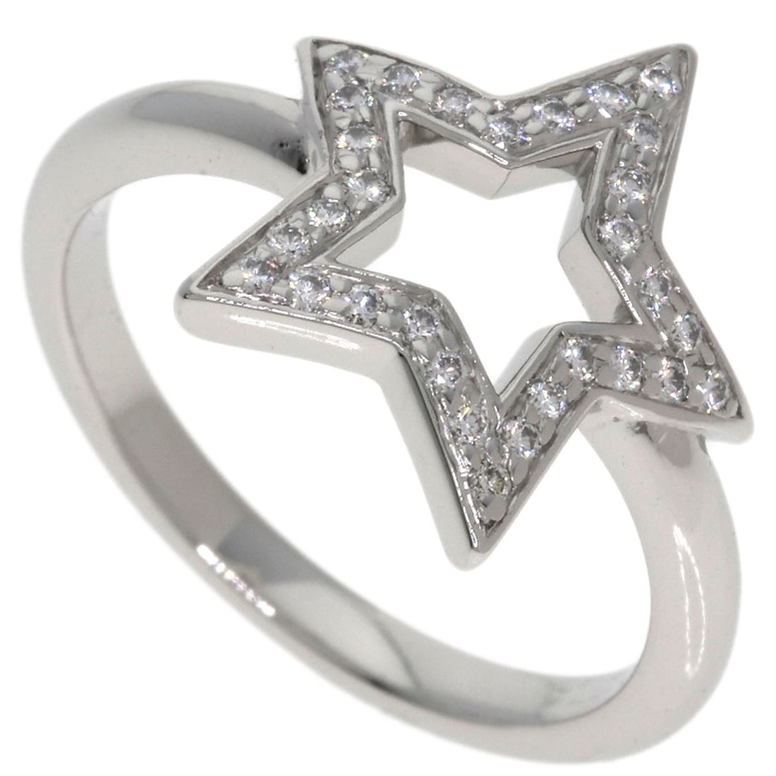 Tiffany&Co. Star Diamond Ring Platinum Pt950: Tiffany&Co. Star Diamond Ring Platinum Pt950 Tiffany&Co.'s Star Diamond Ring is a stunning platinum piece, featuring a diamond as its main stone. The ring's platinum PT950 metal provides a strong and 