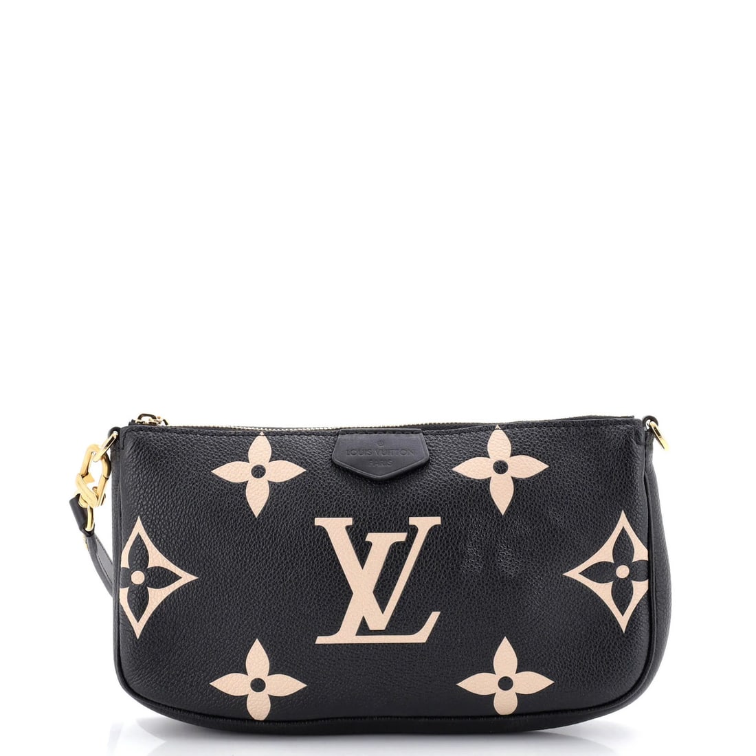 Louis Vuitton Giant Empreinte Monogram Bicolor Multi Accessoires: Louis Vuitton Giant Empreinte Monogram Bicolor Multi Accessoires The Louis Vuitton Giant Empreinte Monogram Bicolor Multi Accessoires is a unique and stylish cross body bag featuring a vibrant multico