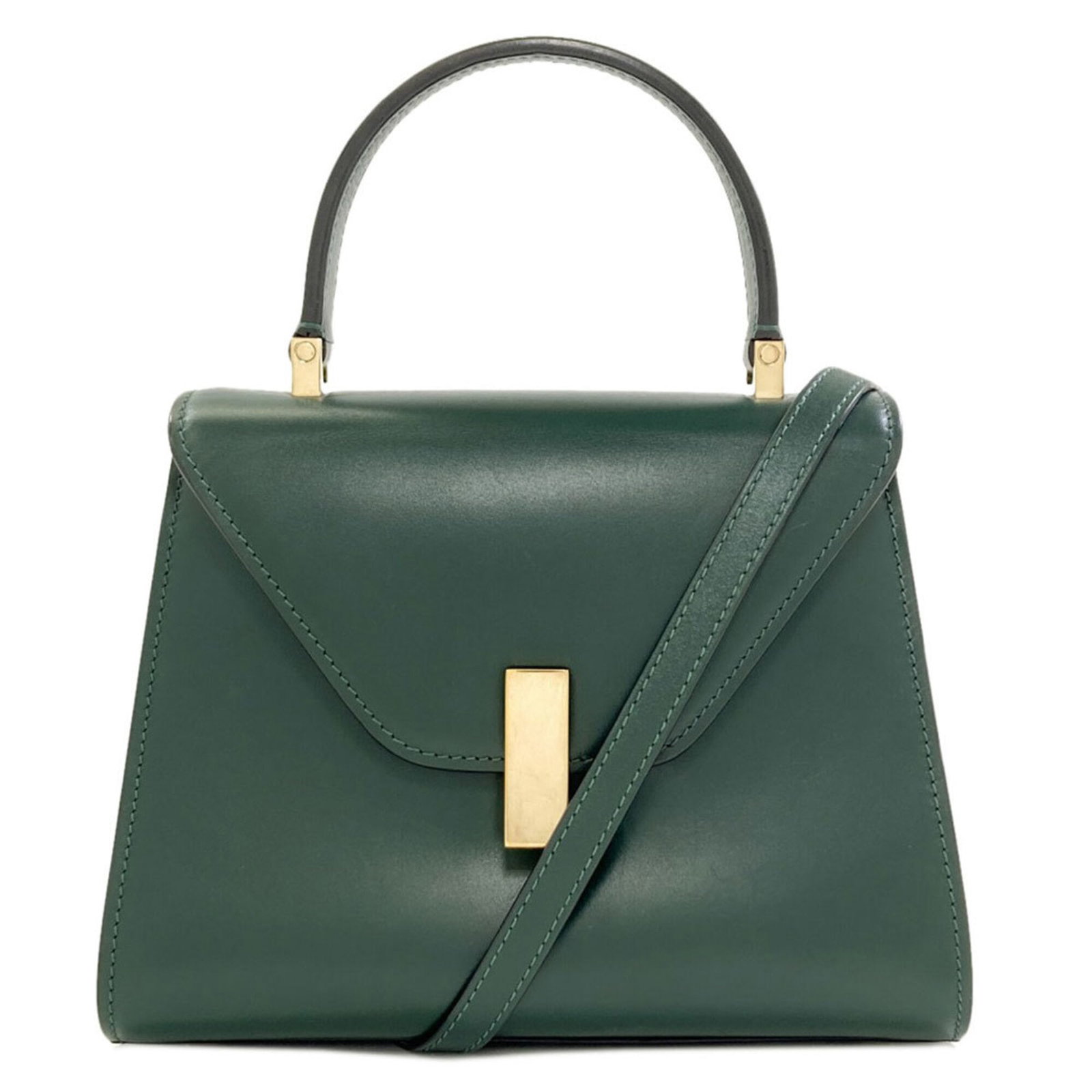 Handbag Valextra: Handbag Valextra The Valextra handbag boasts a striking green hue and sleek dimensions, measuring 17cm x 19cm x 10.5cm. This stylish accessory features a compact size, perfect for everyday carry, and