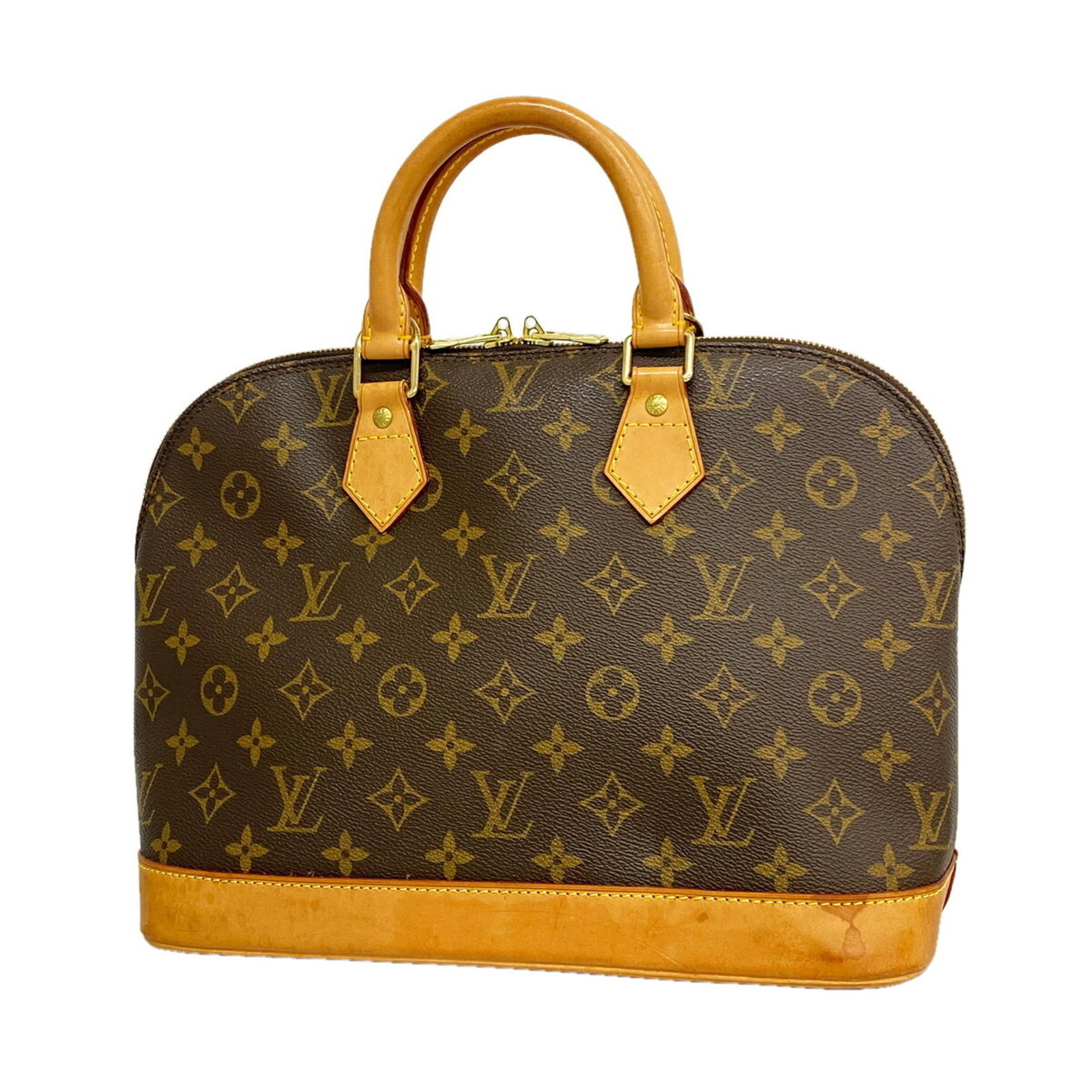 Handbag Louis Vuitton: Handbag Louis Vuitton Brown Louis Vuitton handbag with dimensions 24cm x 30cm x 16cm. This classic design features a timeless combination of style and functionality. The bag's signature monogram