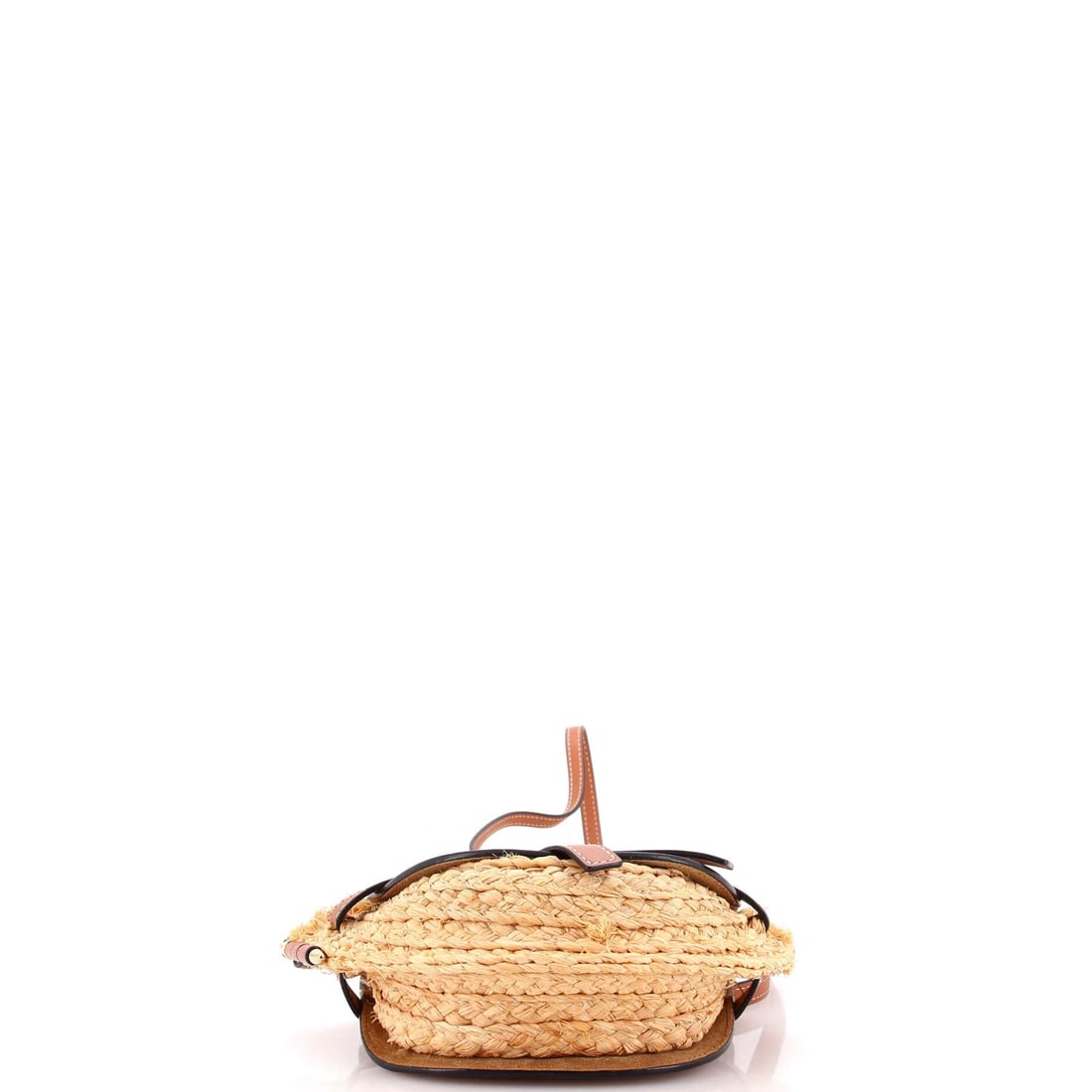 Gate Leather Shoulder Leather Mini Raffia - 4