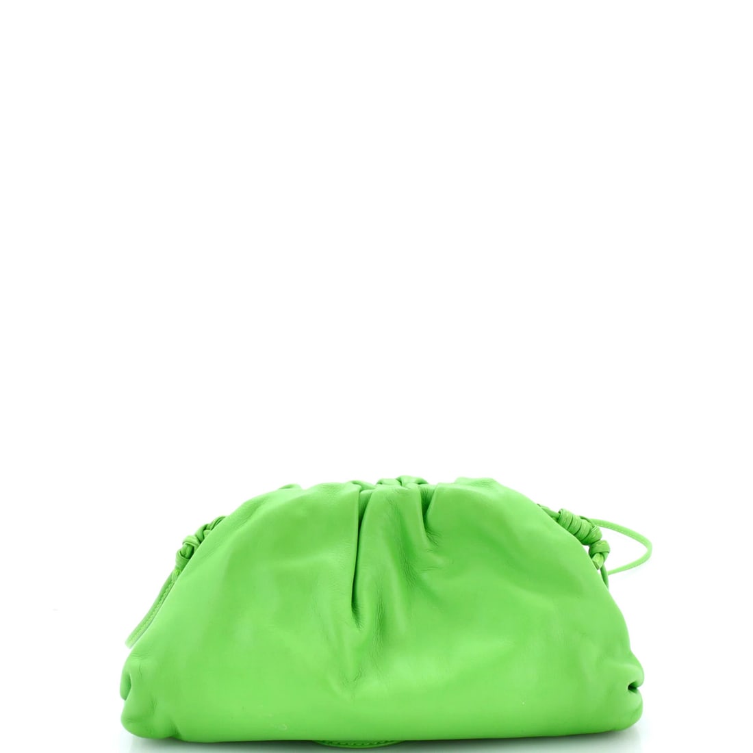 Pouch Leather Teen Bottega Veneta: Pouch Leather Teen Bottega Veneta Green Bottega Veneta Leather Pouch with Silver Hardware, Measuring 6" x 9" x 4" with 26" Strap Drop. This Teen Pouch Leather Bottega Veneta features a minorly