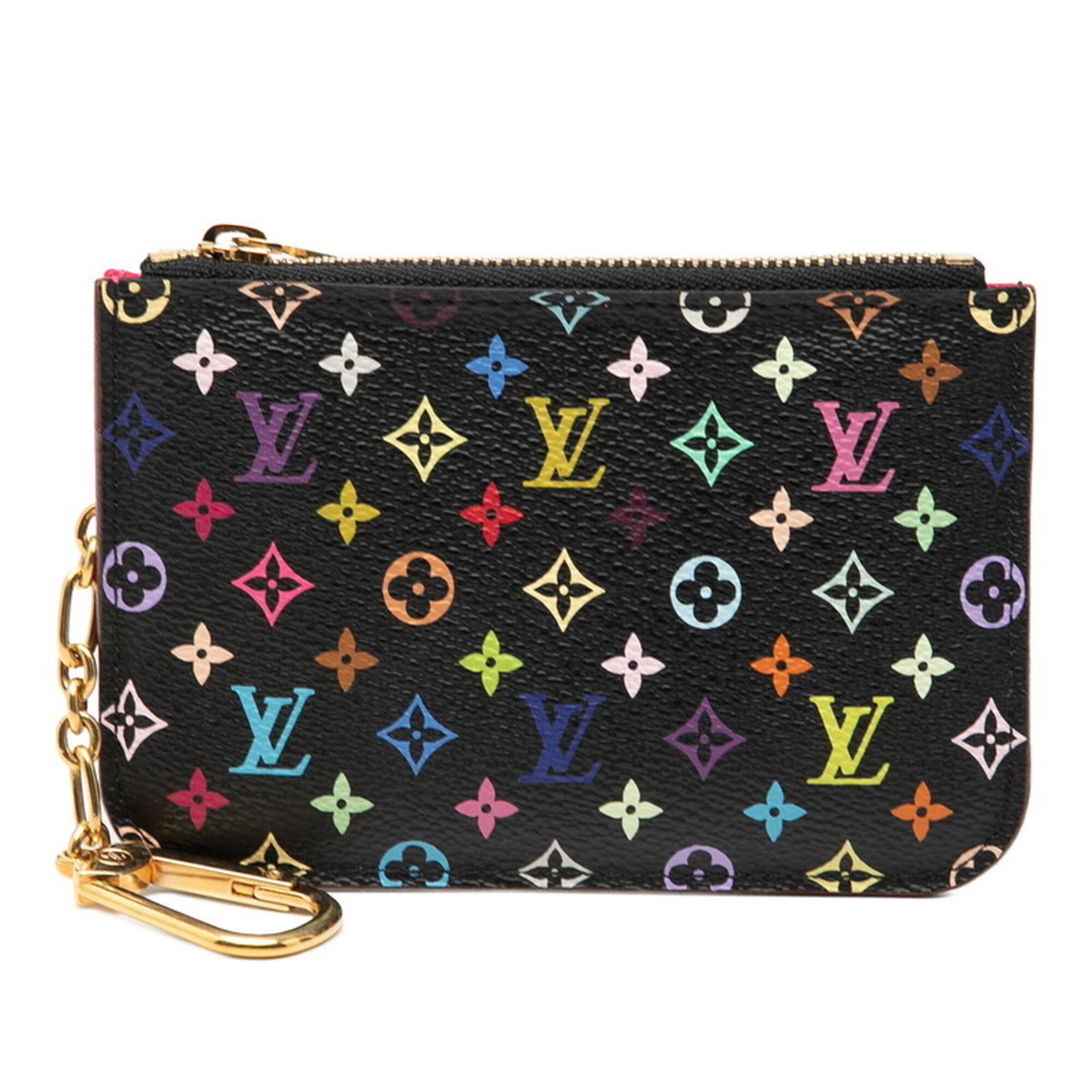 Louis Vuitton Coin Purse/ Coin Case Pvc Leather: Louis Vuitton Coin Purse/ Coin Case Pvc Leather Louis Vuitton's iconic Coin Purse/ Coin Case is a stylish accessory featuring PVC and leather materials in black and multi-color options. Measuring