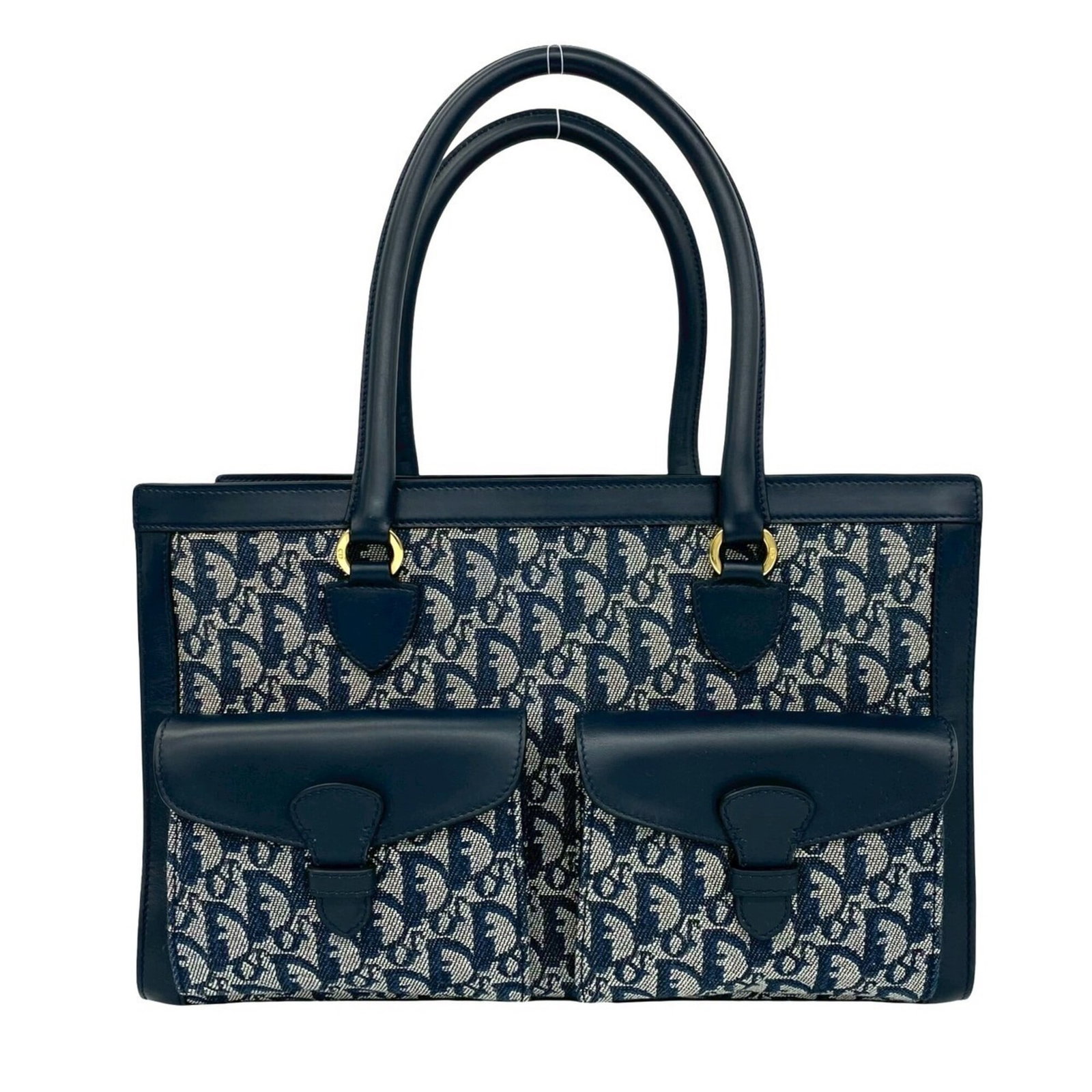 Canvas Leather Dior Handbag Tote Christian: Canvas Leather Dior Handbag Tote Christian Canvas Leather Dior Handbag Tote Christian - A stylish and versatile tote bag with a unique blend of canvas and leather materials, bearing a signature.