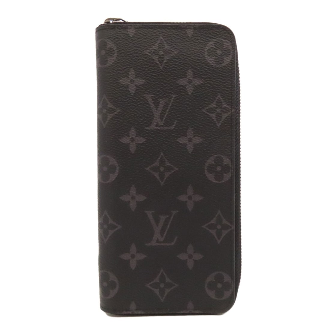 Vertical Long Wallet Zippy Coin With M62295 Louis Vuitton: Vertical Long Wallet Zippy Coin With M62295 Louis Vuitton Monogram Eclipse details add a touch of sophistication to this black Long wallet with coin pocket from LOUIS VUITTON. The sleek design and