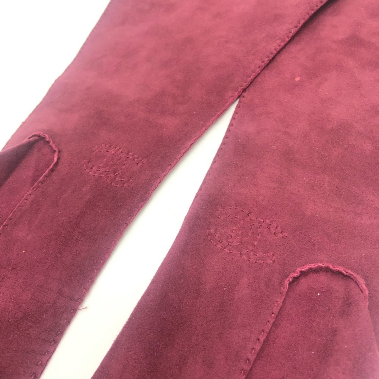 Suede Gloves Warm Chanel - 5