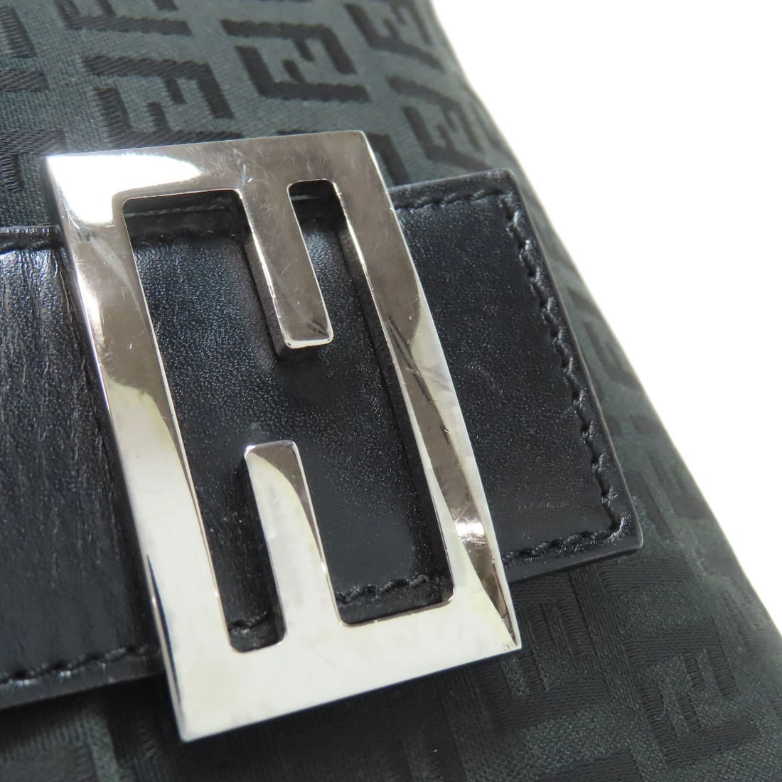 Fendi Zucca Pattern Shoulder Bag Canvas - 10