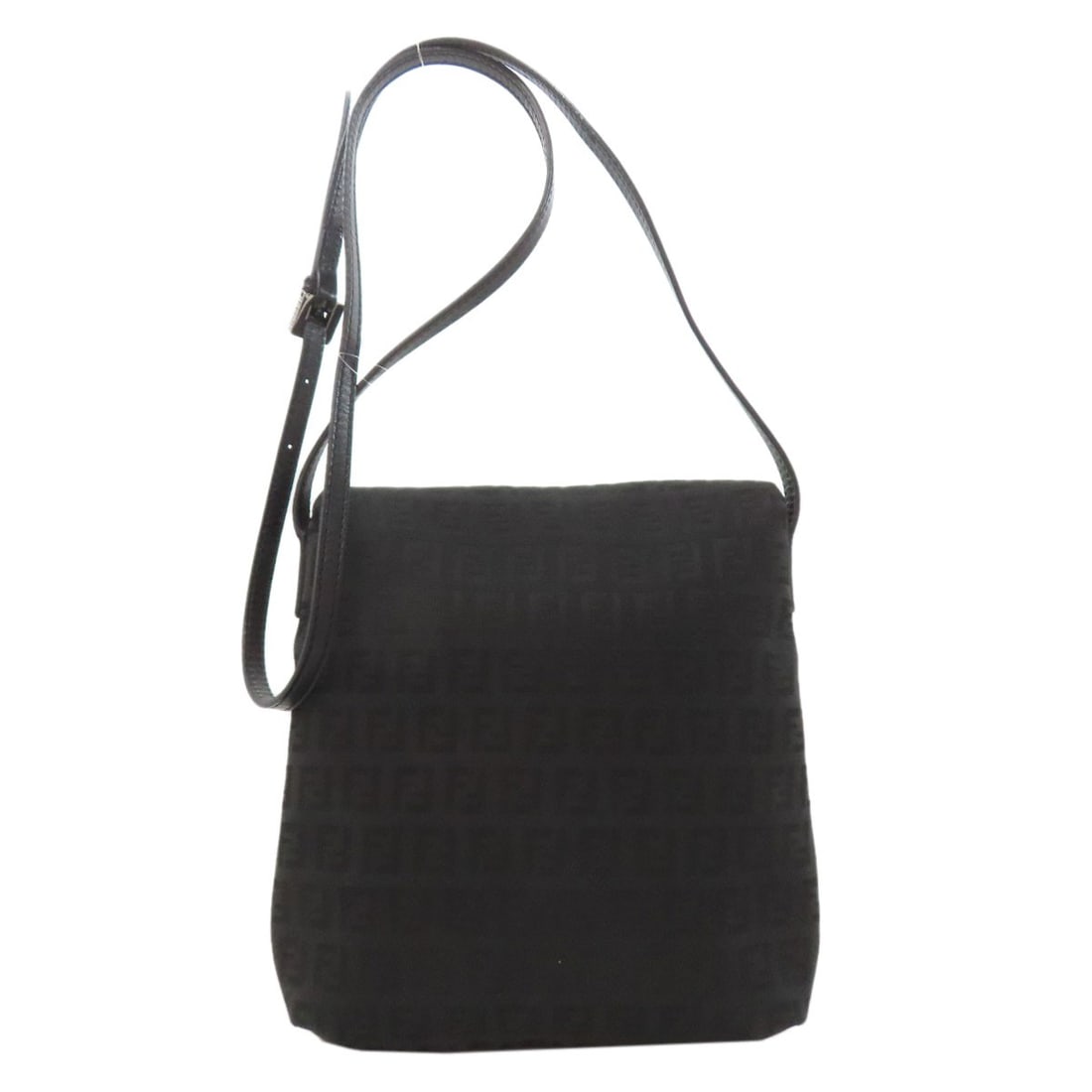 Fendi Zucca Pattern Shoulder Bag Canvas - 2